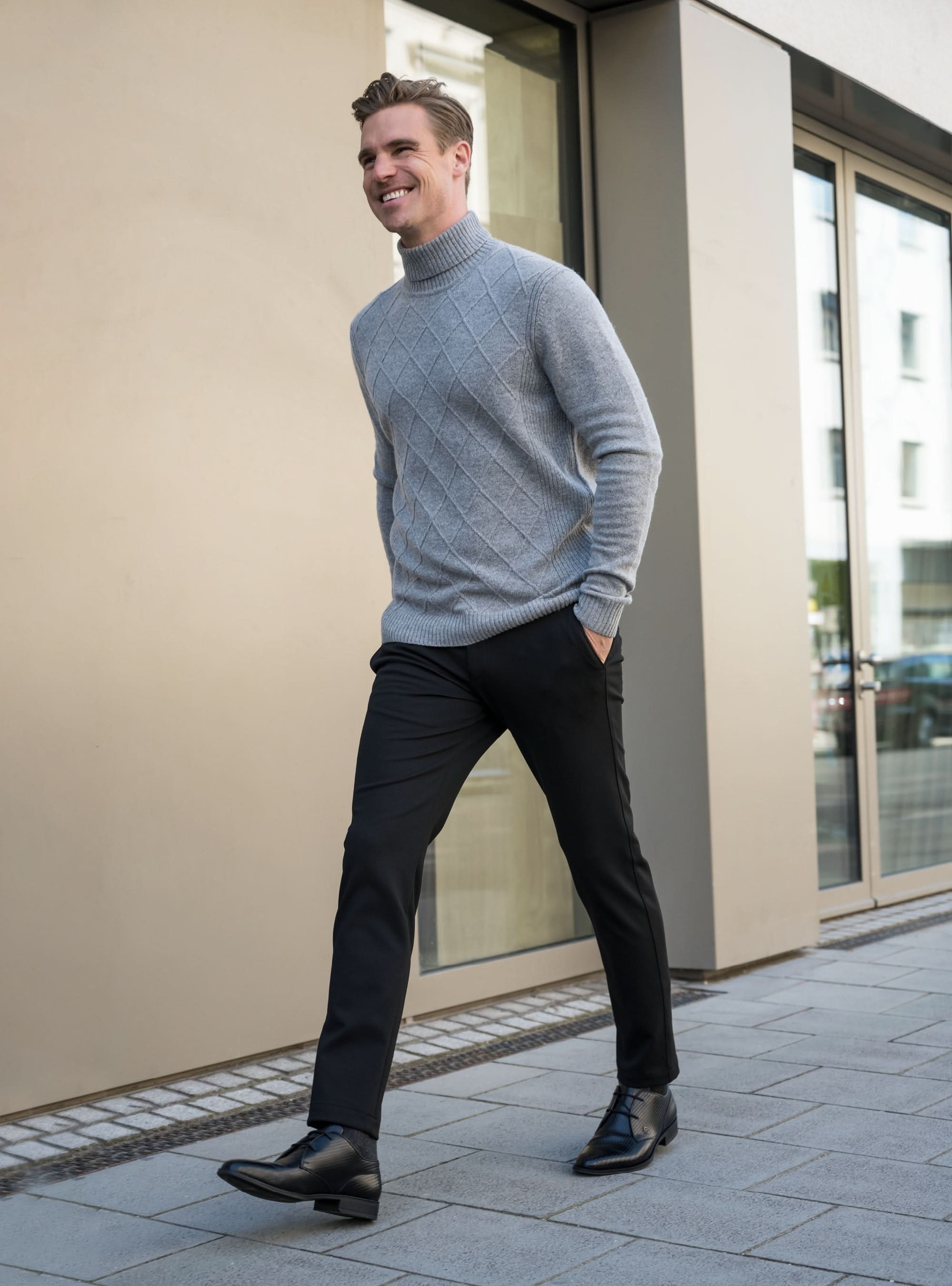 Business Schnürer schwarz - Image 2