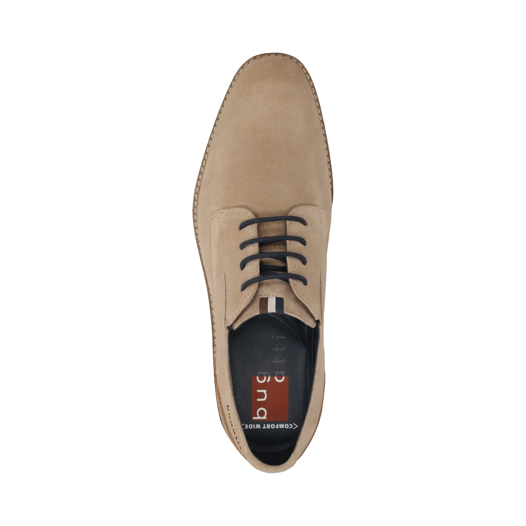 Leder Business Schnürer beige - Image 6