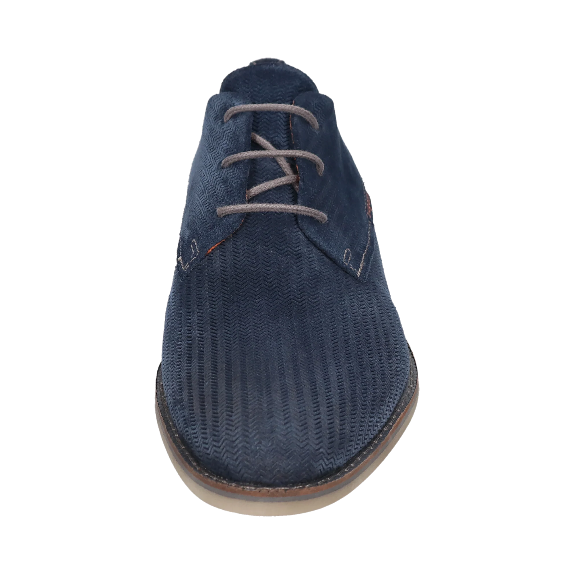 Leder Business Schnürer blau - Image 5
