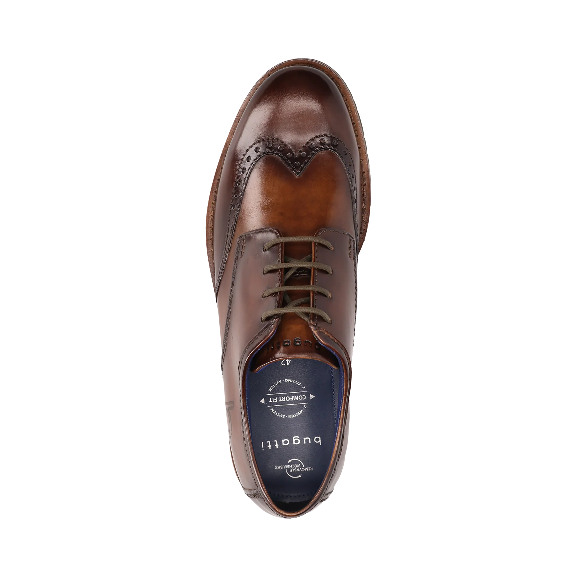 Leder Business Schnürer braun - Image 6