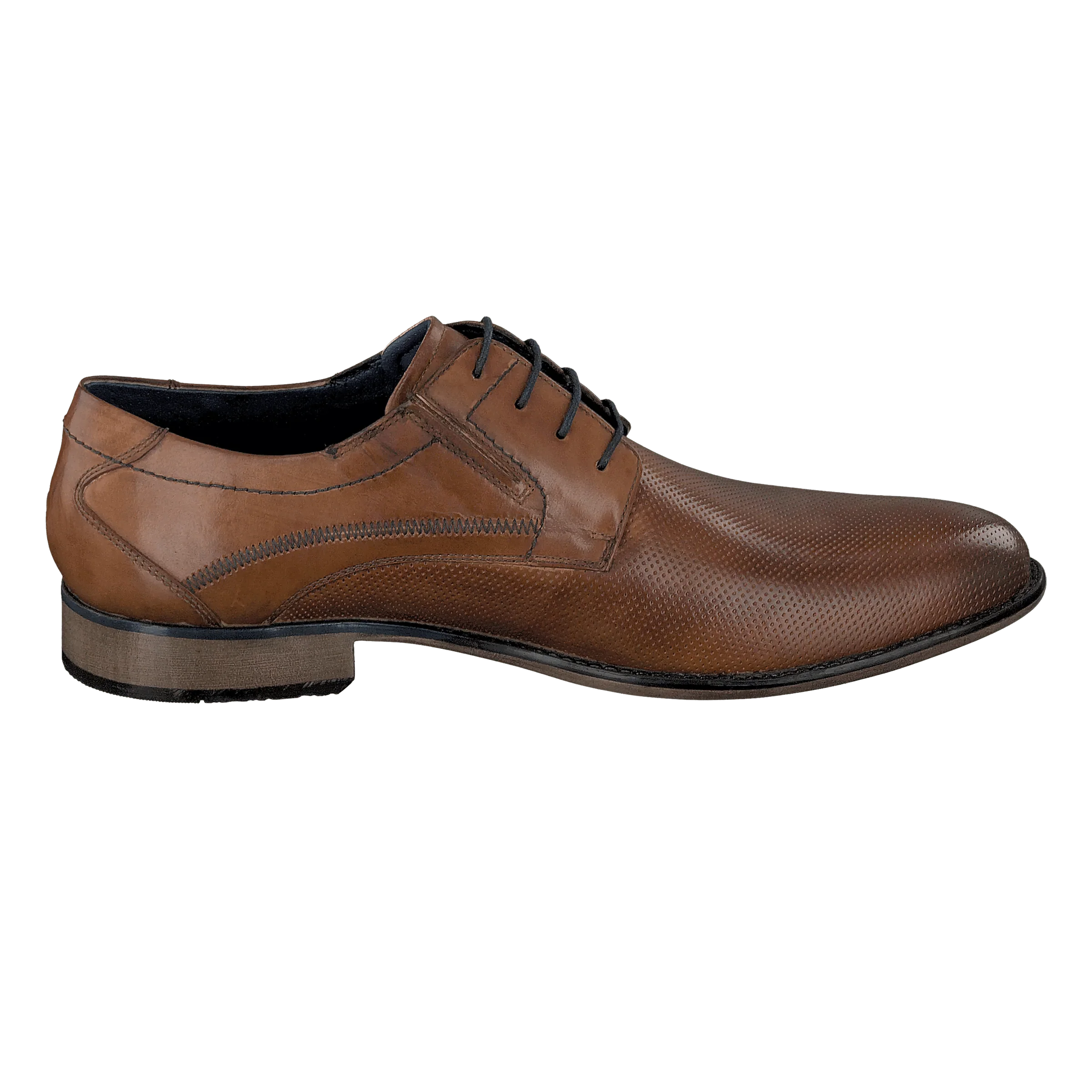 Leder Business Schnürer cognac - Image 4