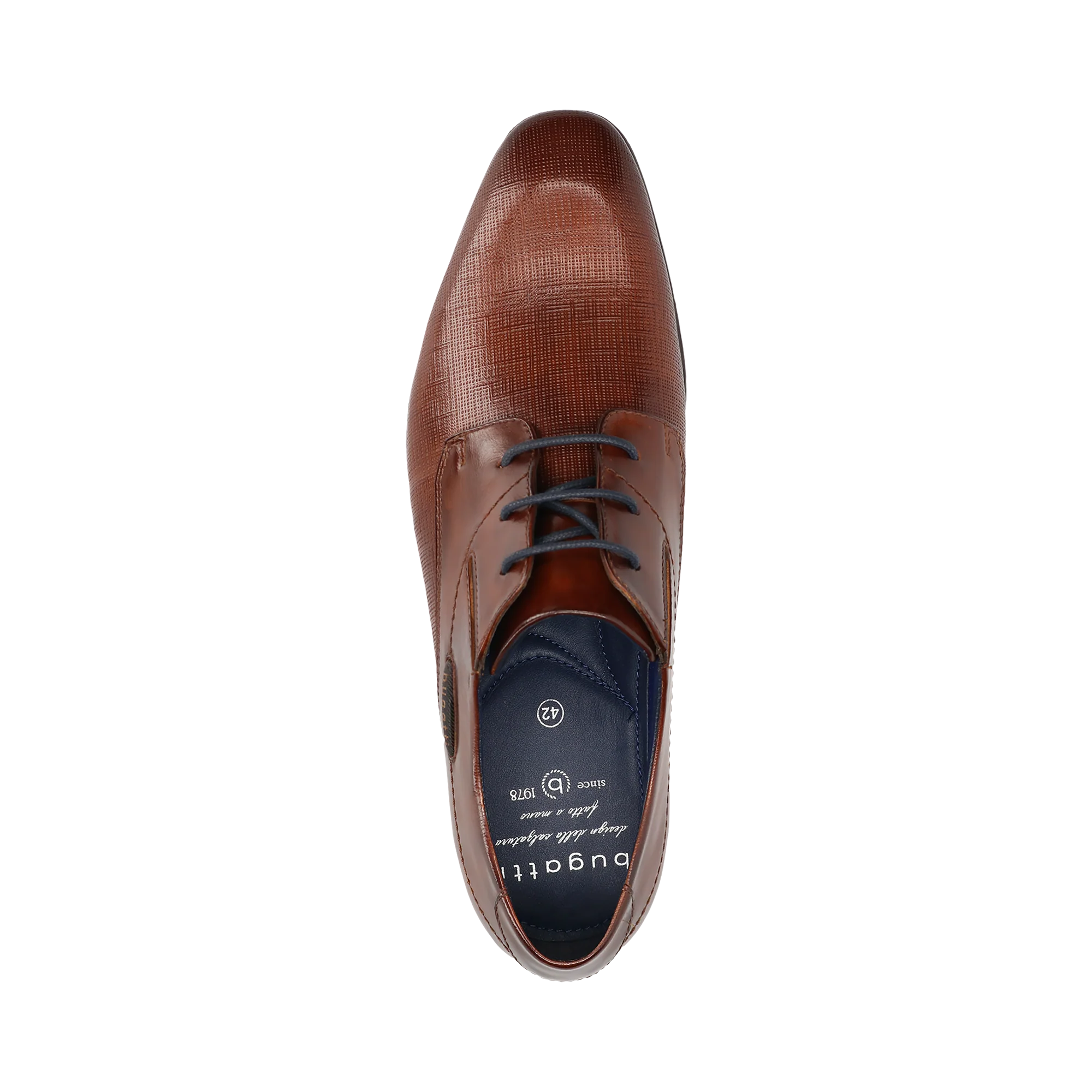 Leder Business Schnürer cognac - Image 6
