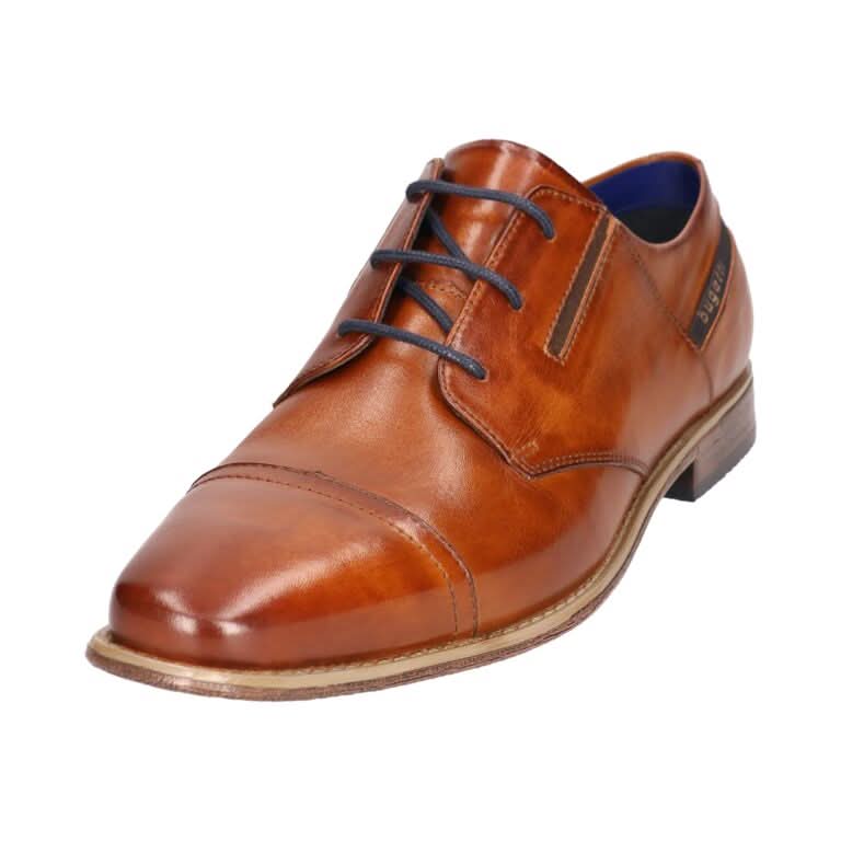Leder Business Schnürer cognac - Image 2