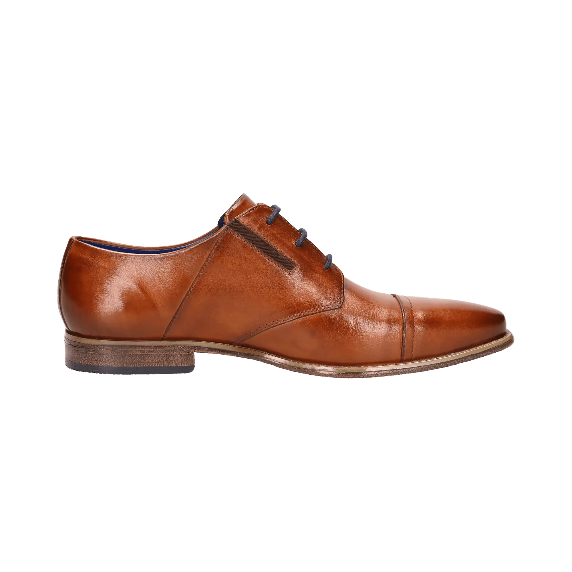 Leder Business Schnürer cognac - Image 4