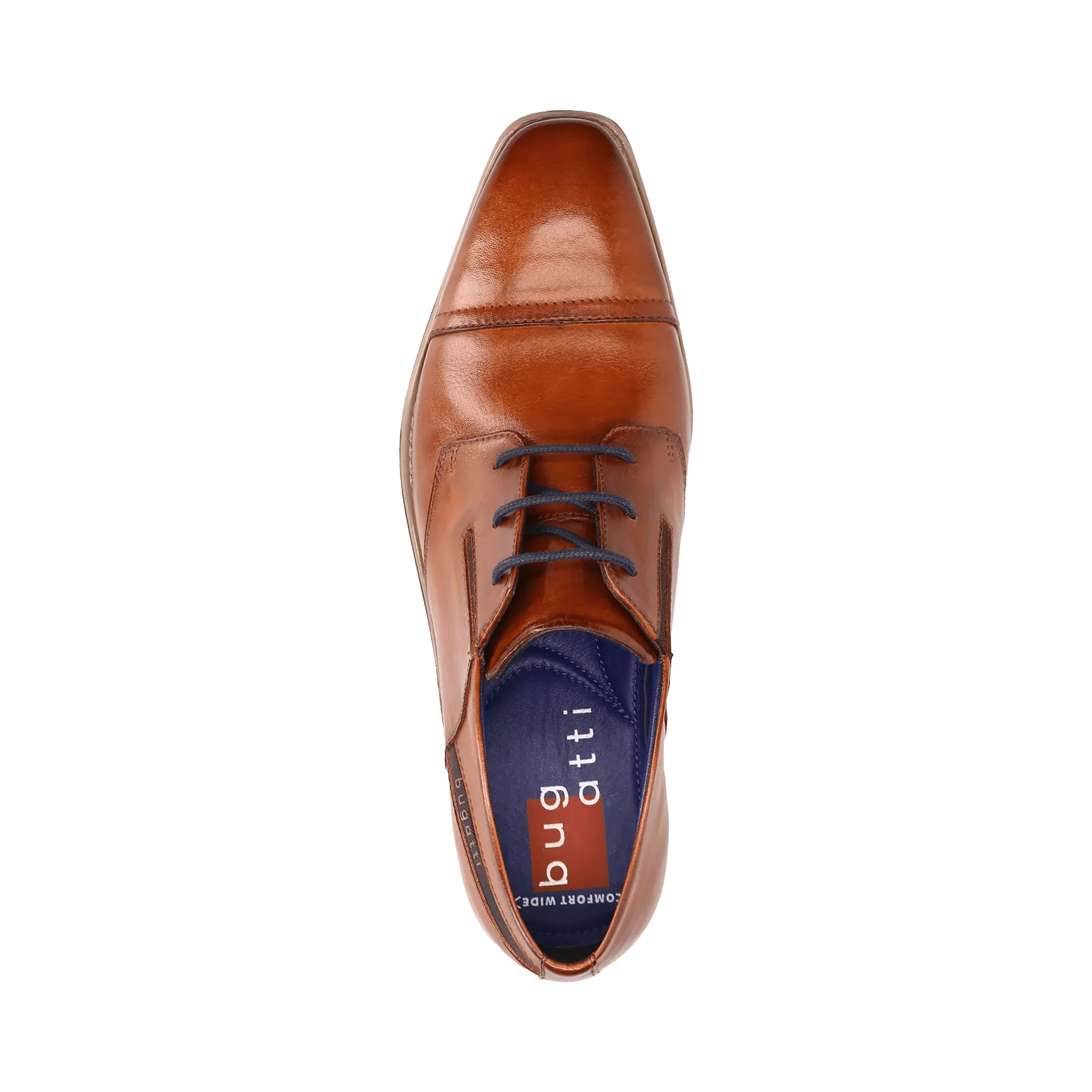 Leder Business Schnürer cognac - Image 6