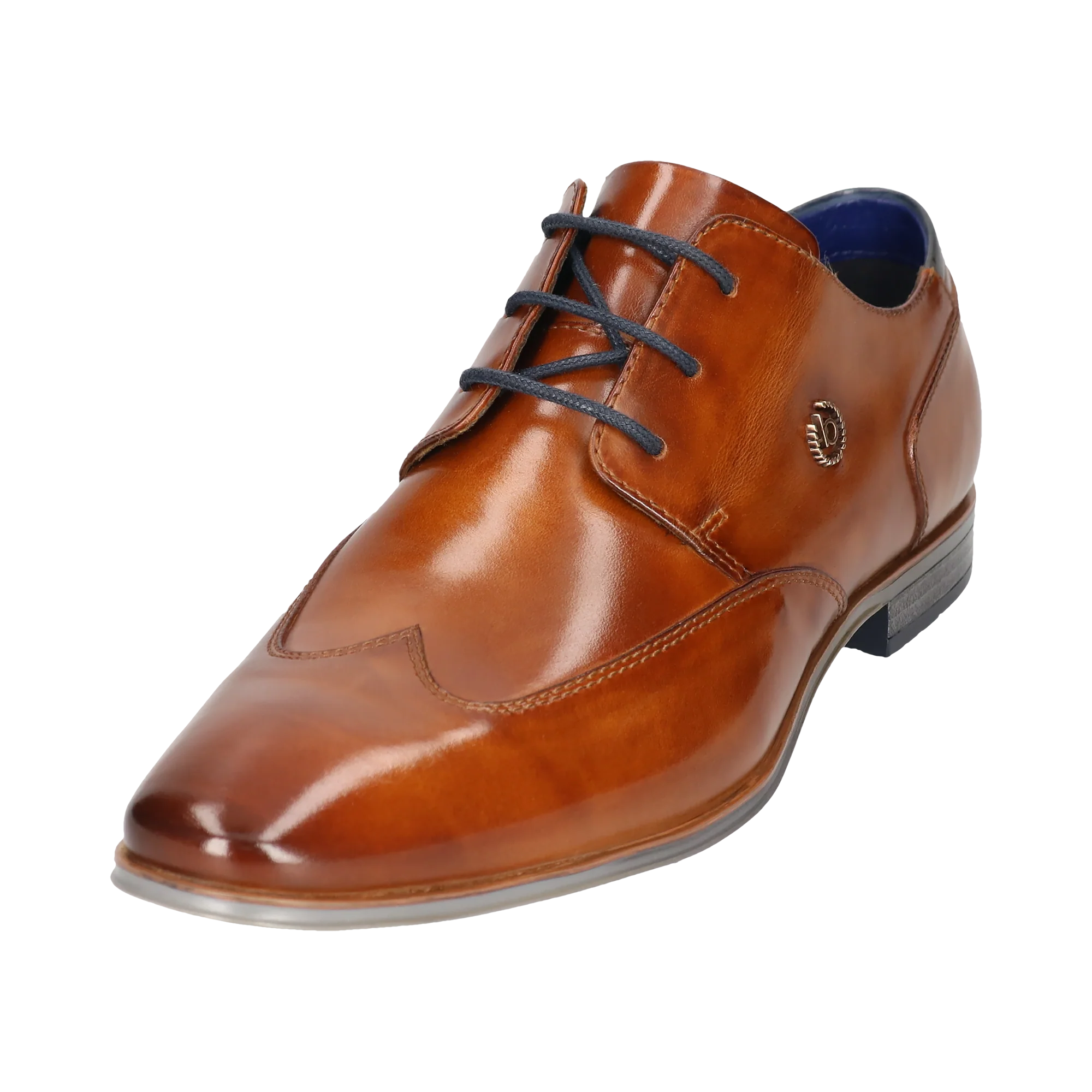 Leder Business Schnürer cognac - Image 2