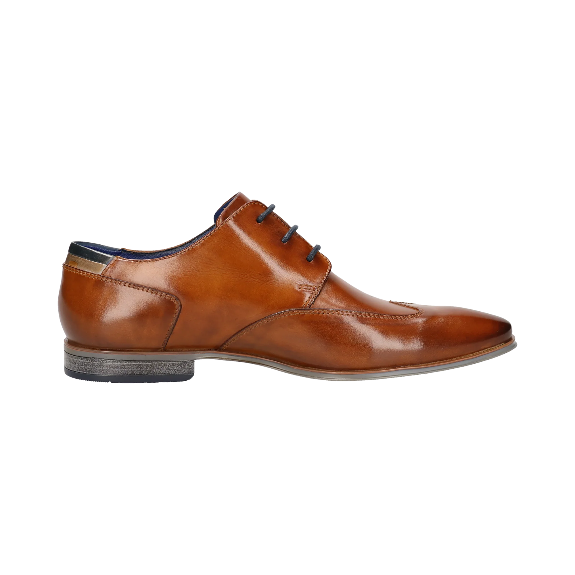 Leder Business Schnürer cognac - Image 4