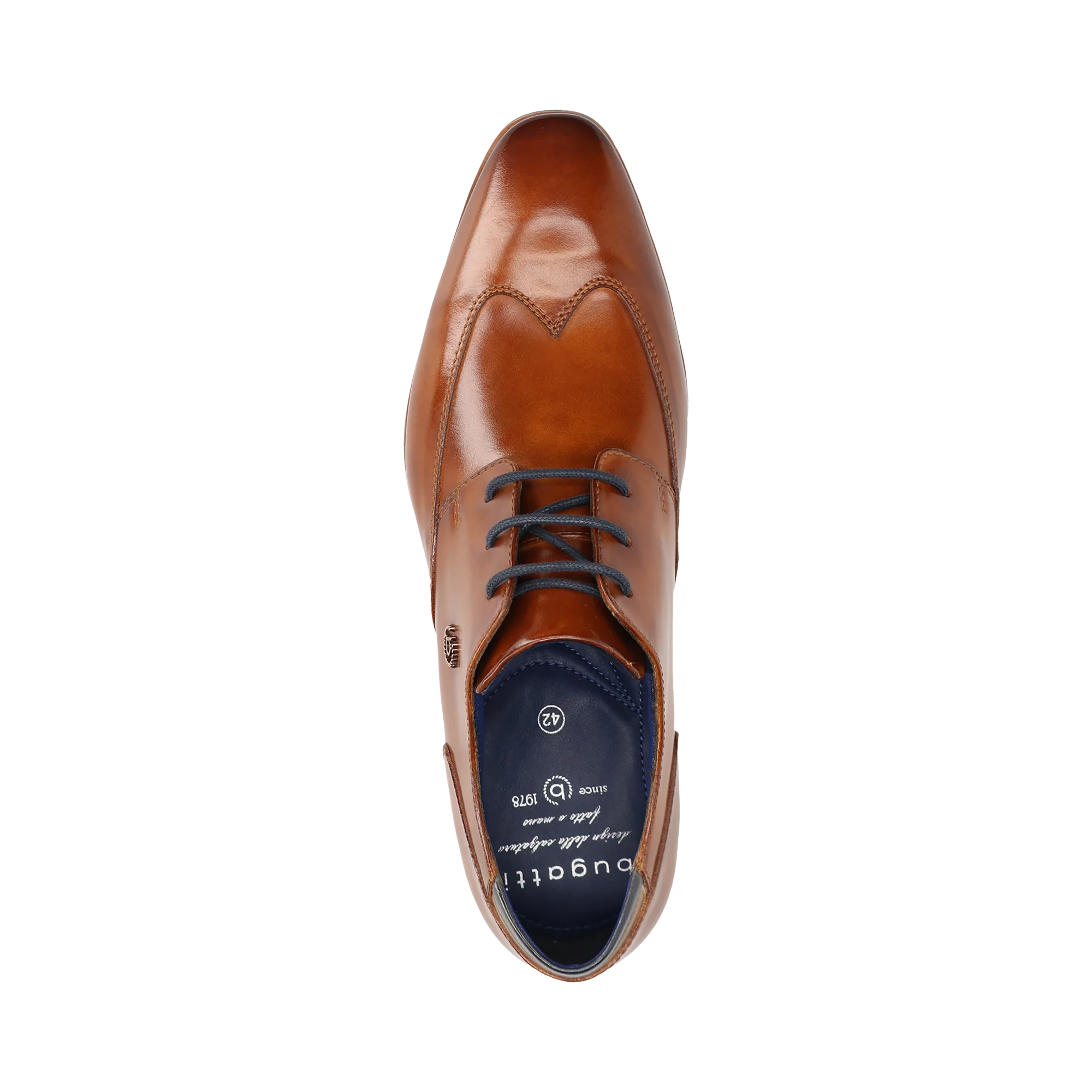 Leder Business Schnürer cognac - Image 6