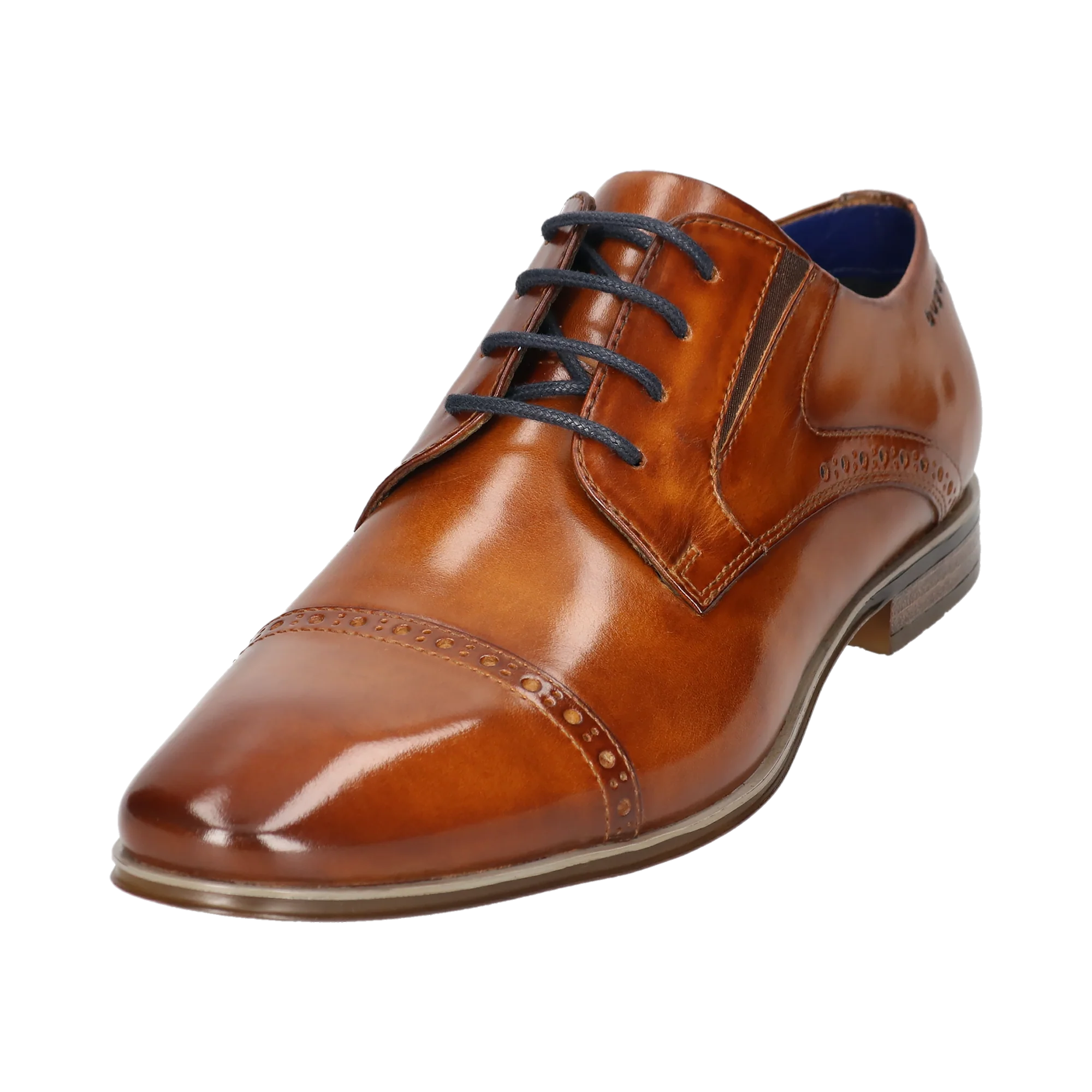 Leder Business Schnürer cognac - Image 2