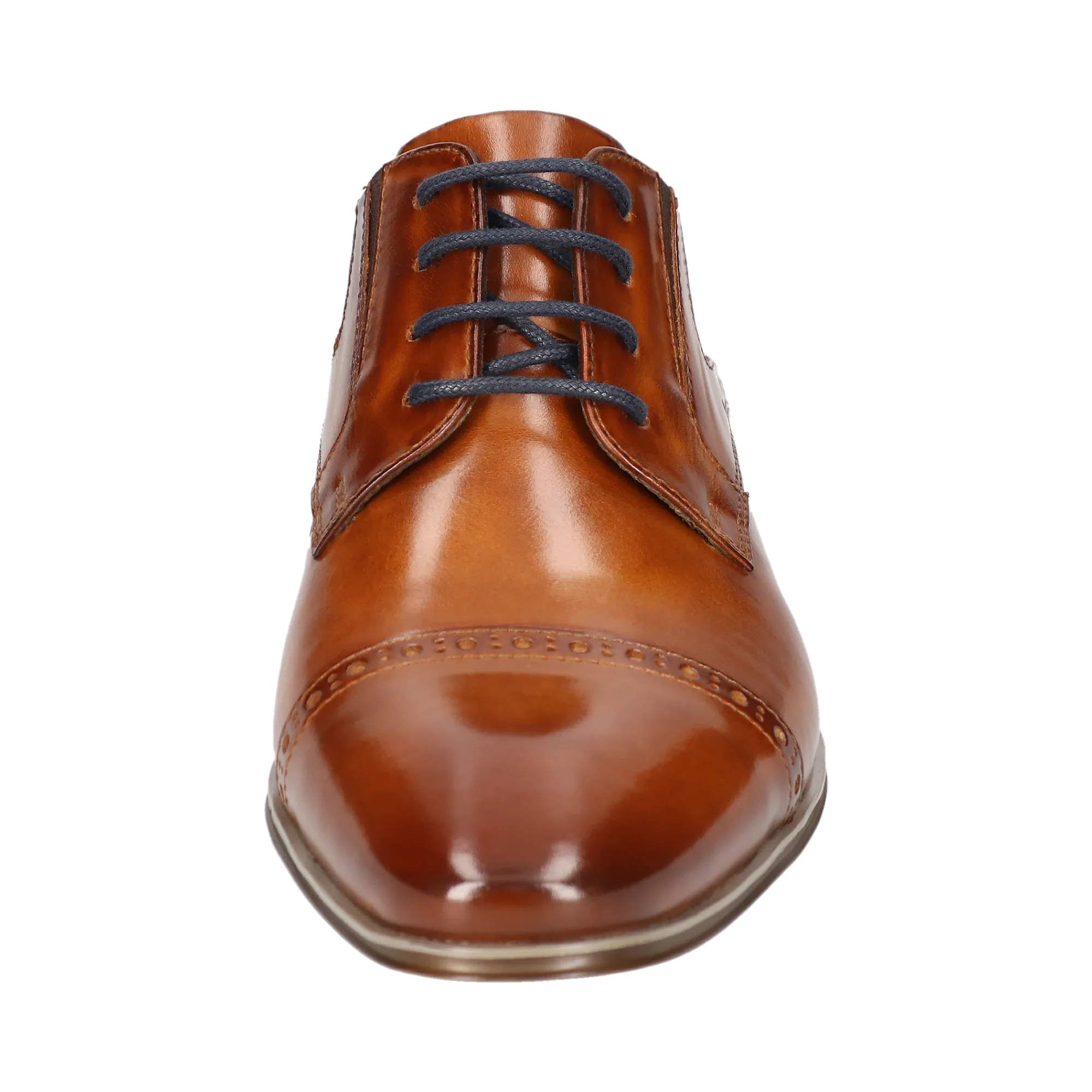 Leder Business Schnürer cognac - Image 5