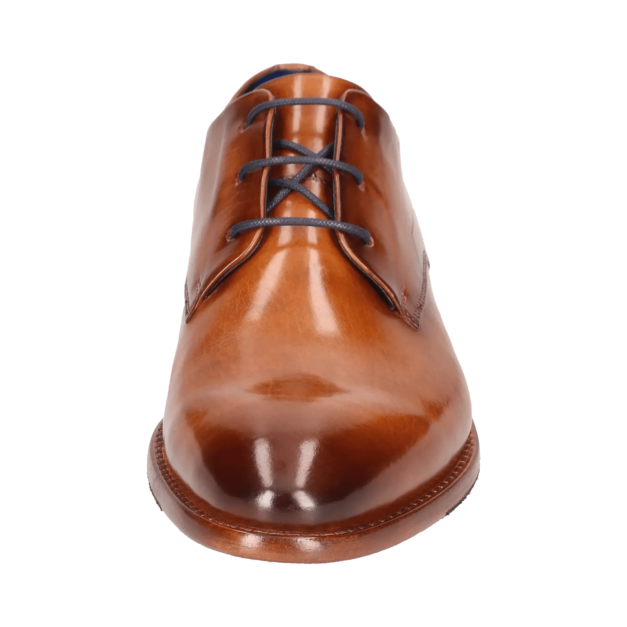 Leder Business Schnürer cognac - Image 5