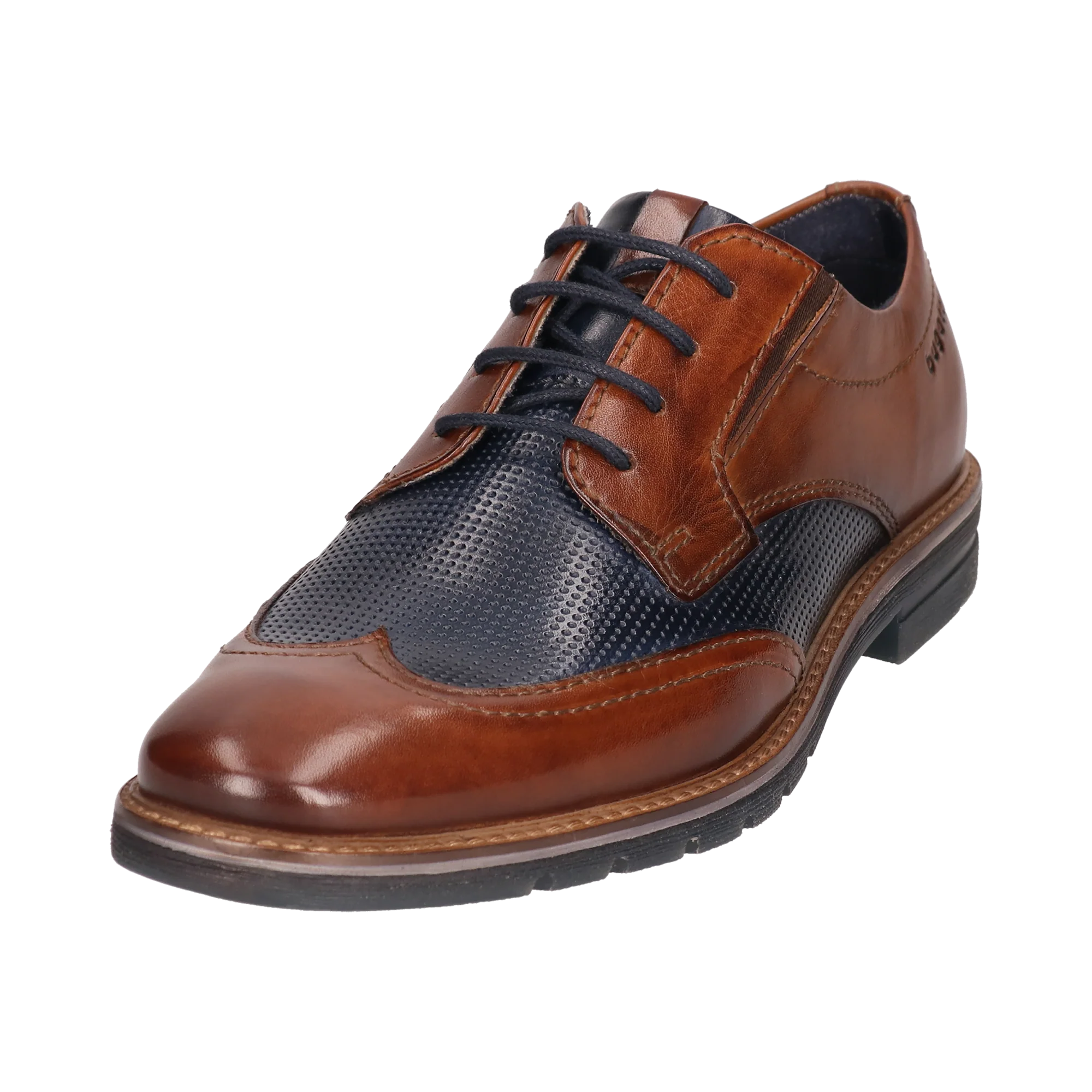 Leder Business Schnürer cognac - Image 2