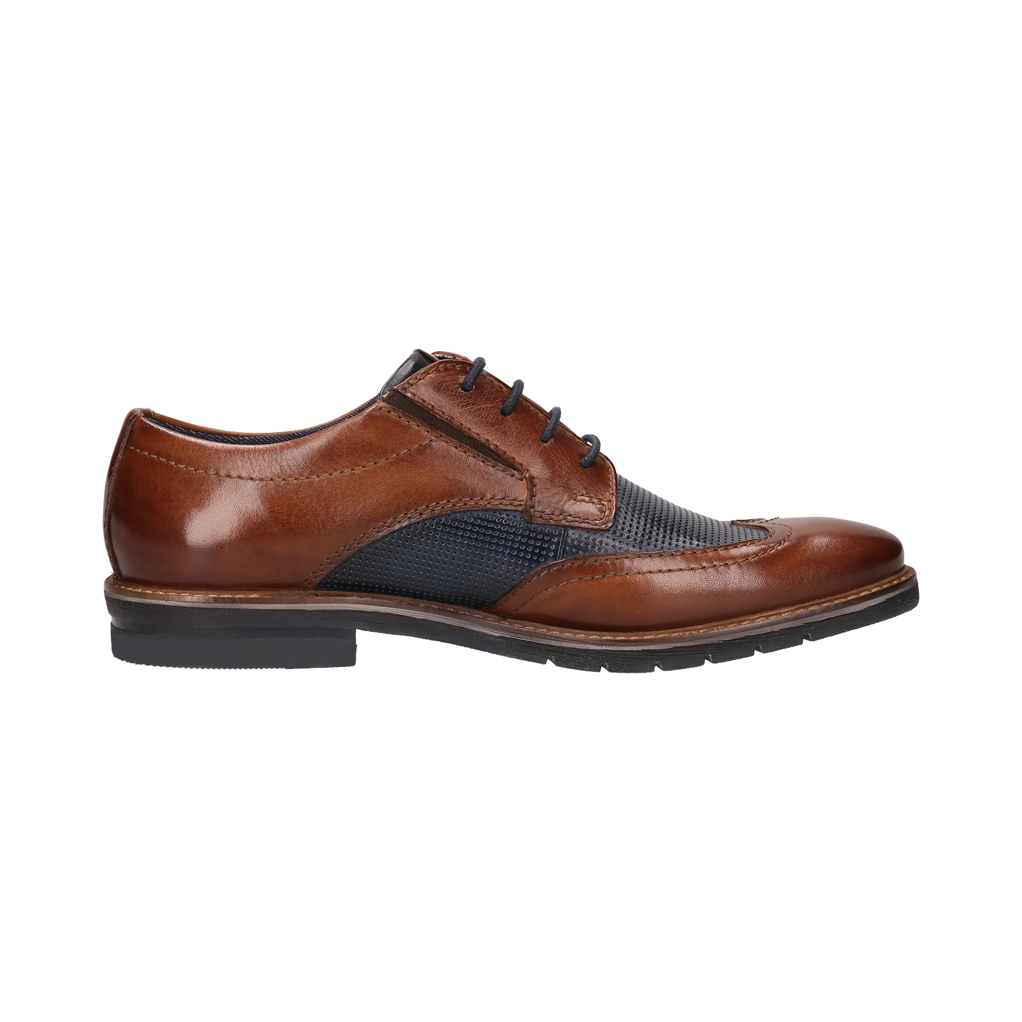 Leder Business Schnürer cognac - Image 4