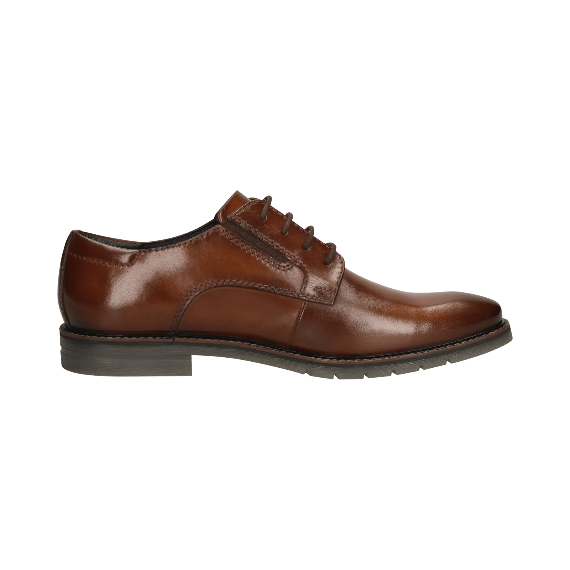 Leder Business Schnürer cognac - Image 4