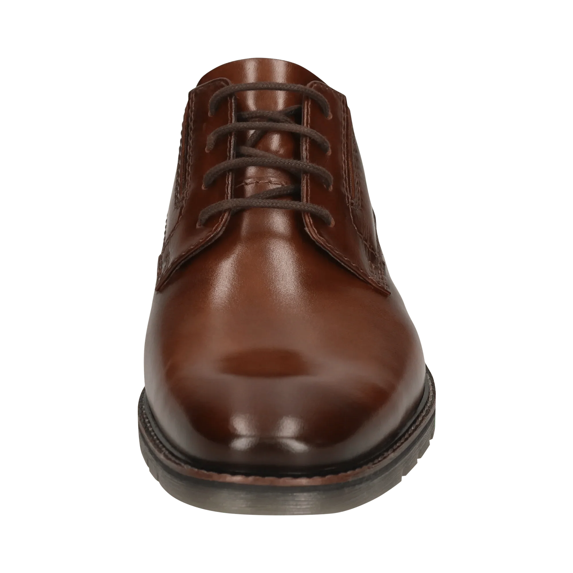 Leder Business Schnürer cognac - Image 5
