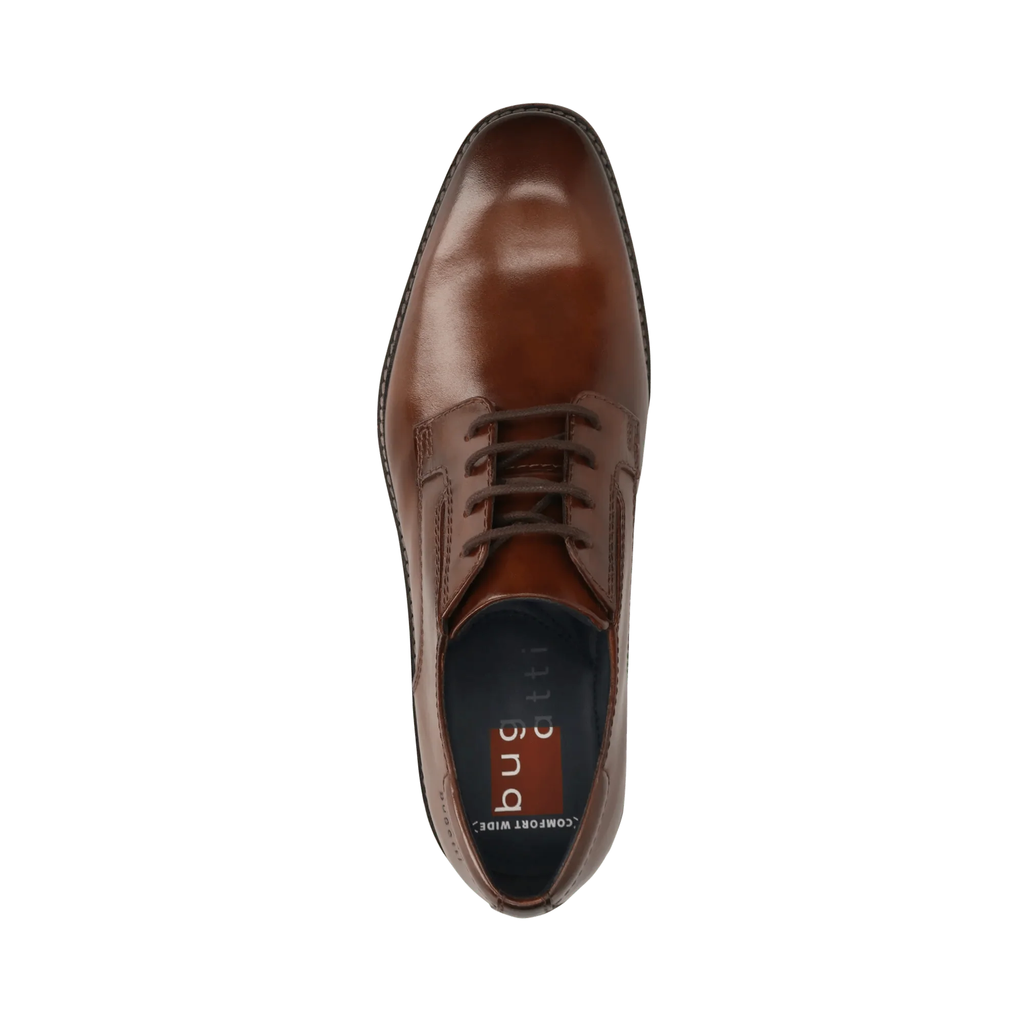 Leder Business Schnürer cognac - Image 6