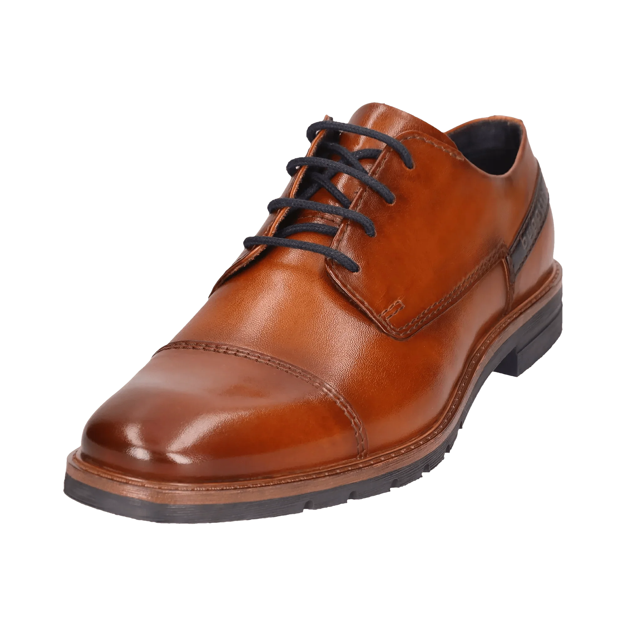 Leder Business Schnürer cognac - Image 2