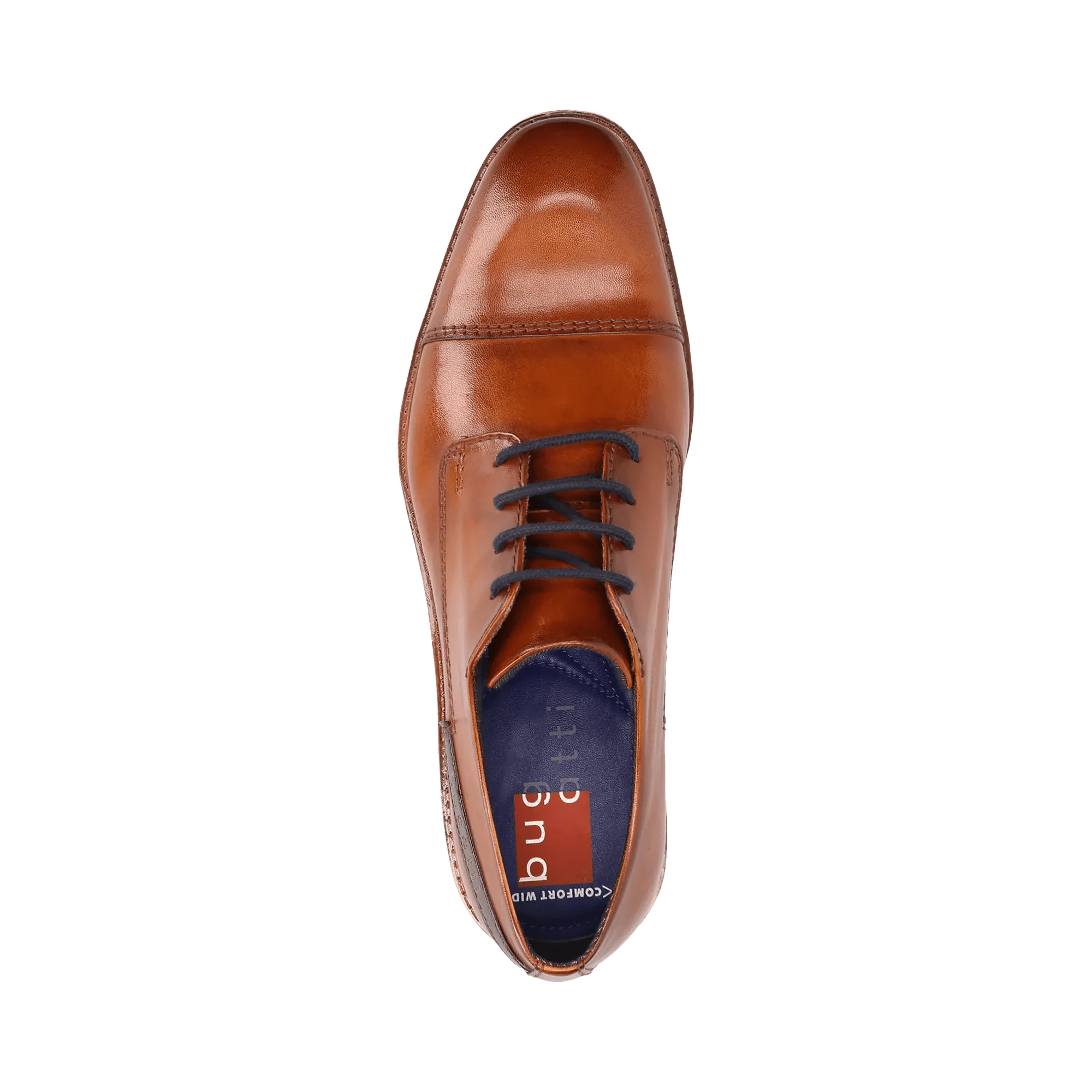 Leder Business Schnürer cognac - Image 6