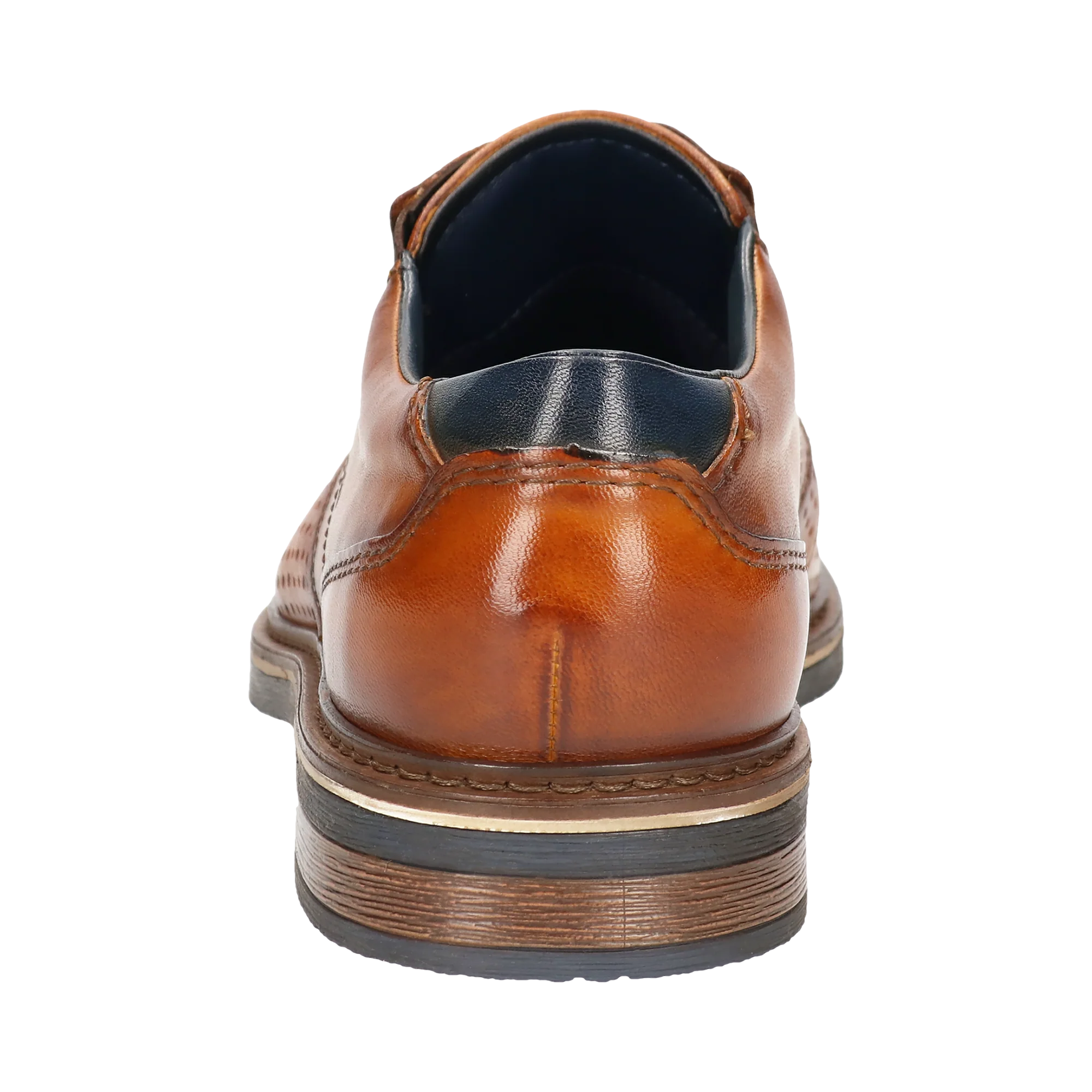 Leder Business Schnürer cognac - Image 3