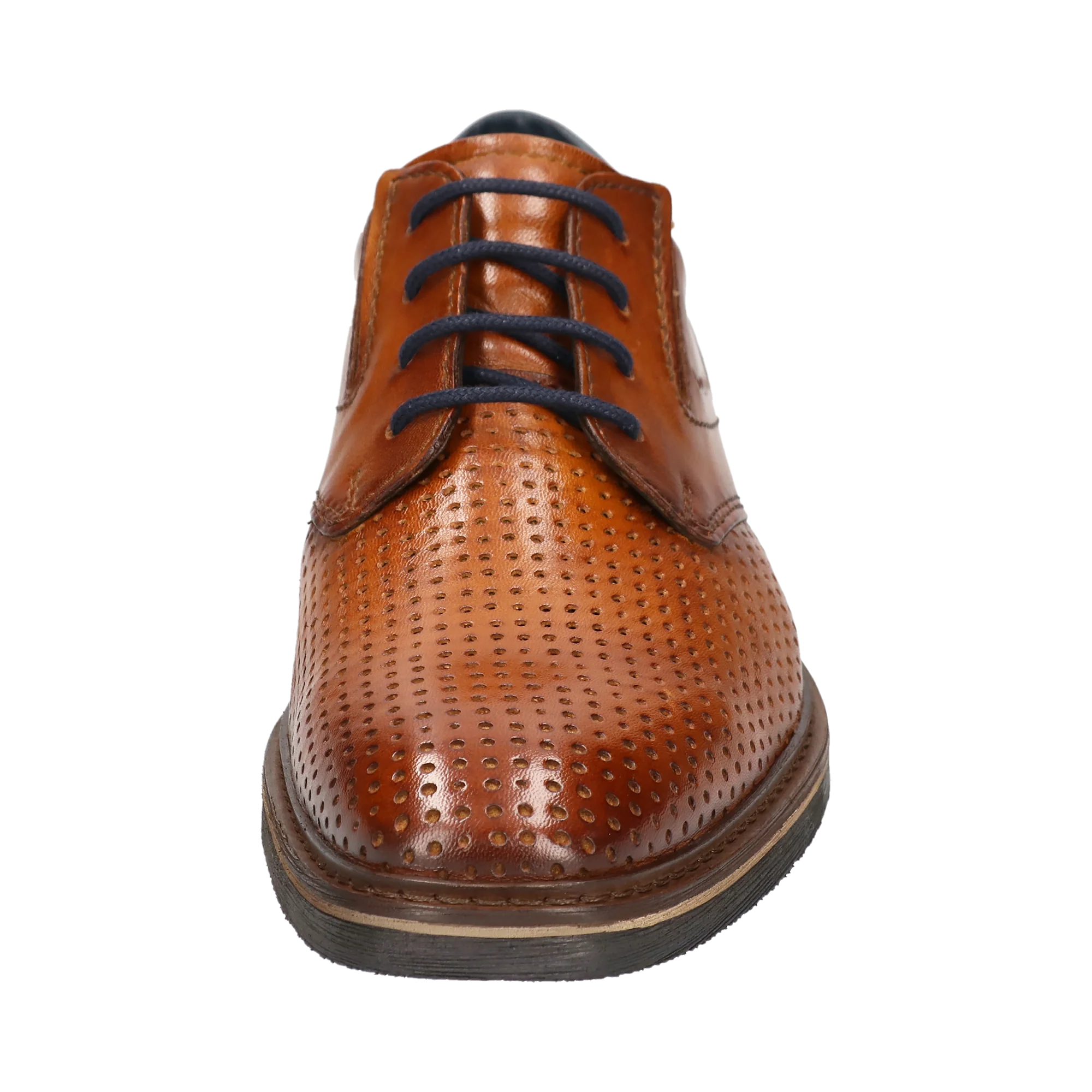 Leder Business Schnürer cognac - Image 5
