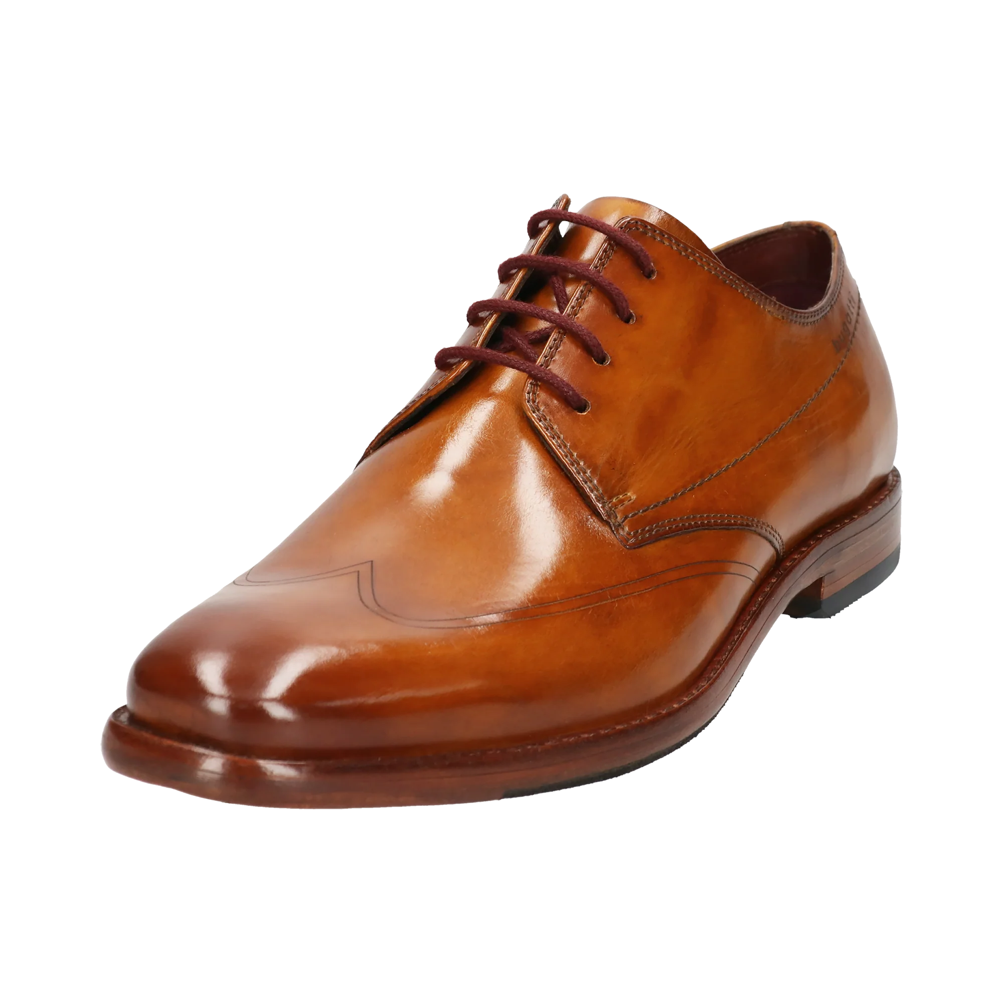 Leder Business Schnürer cognac - Image 2