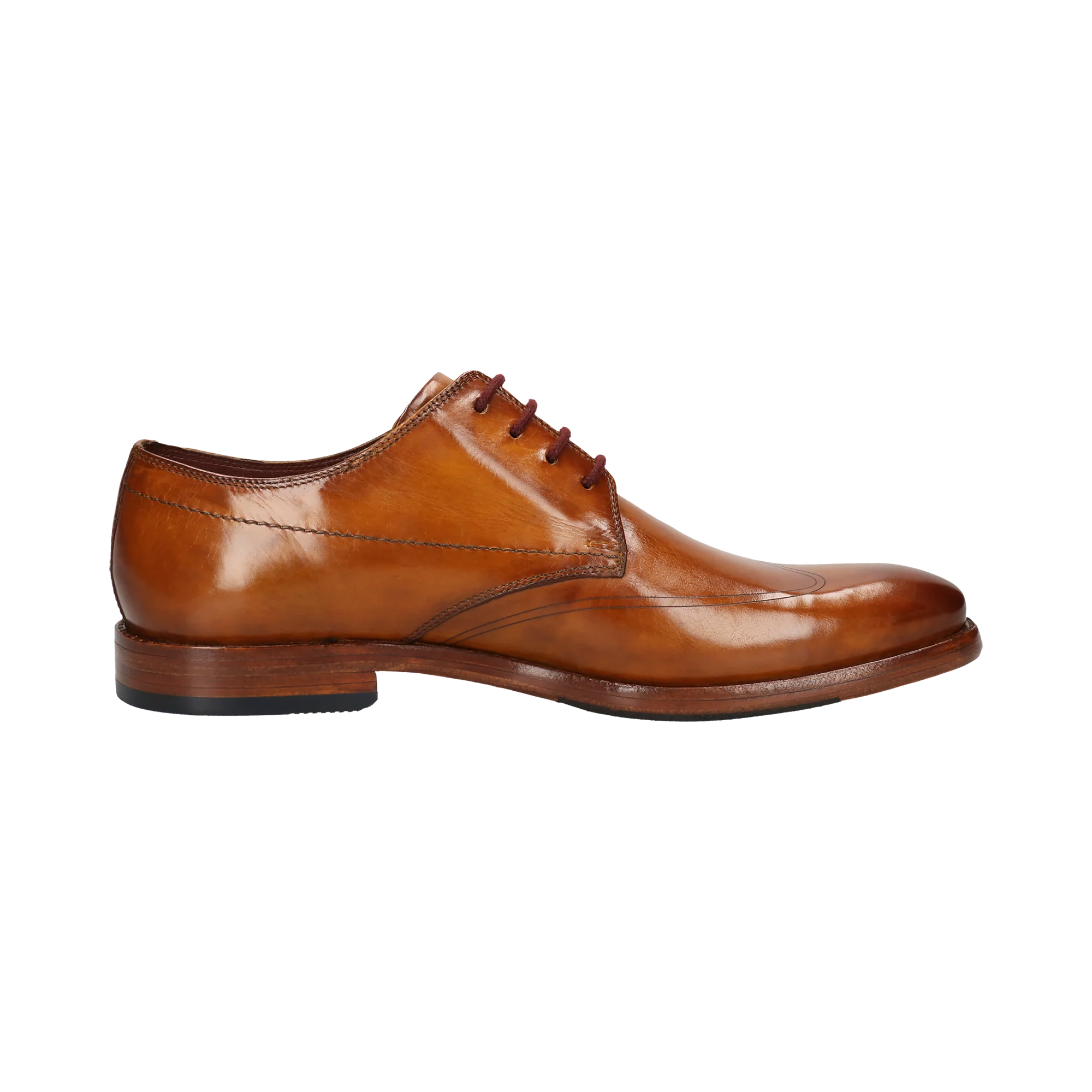 Leder Business Schnürer cognac - Image 4