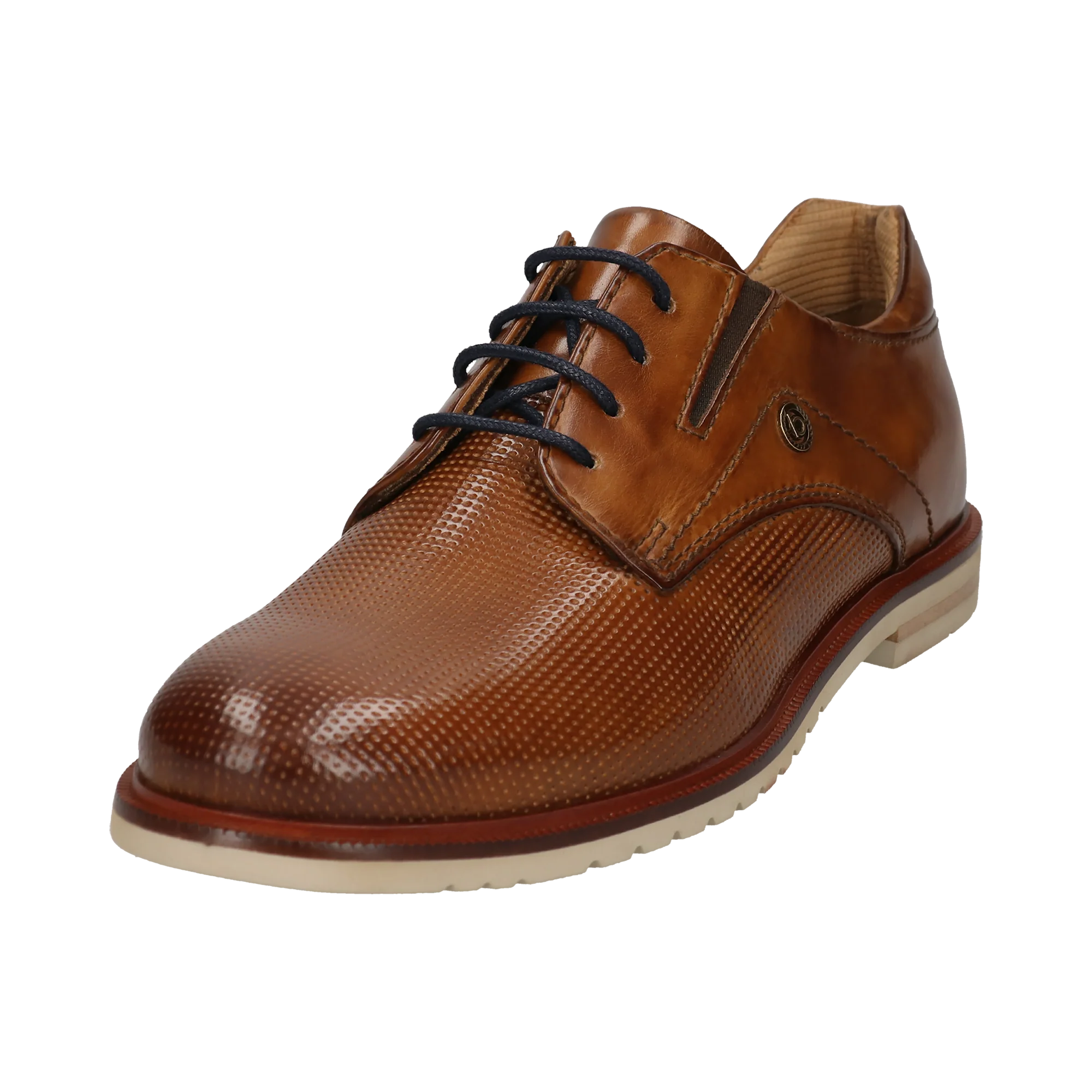 Leder Business Schnürer cognac - Image 2