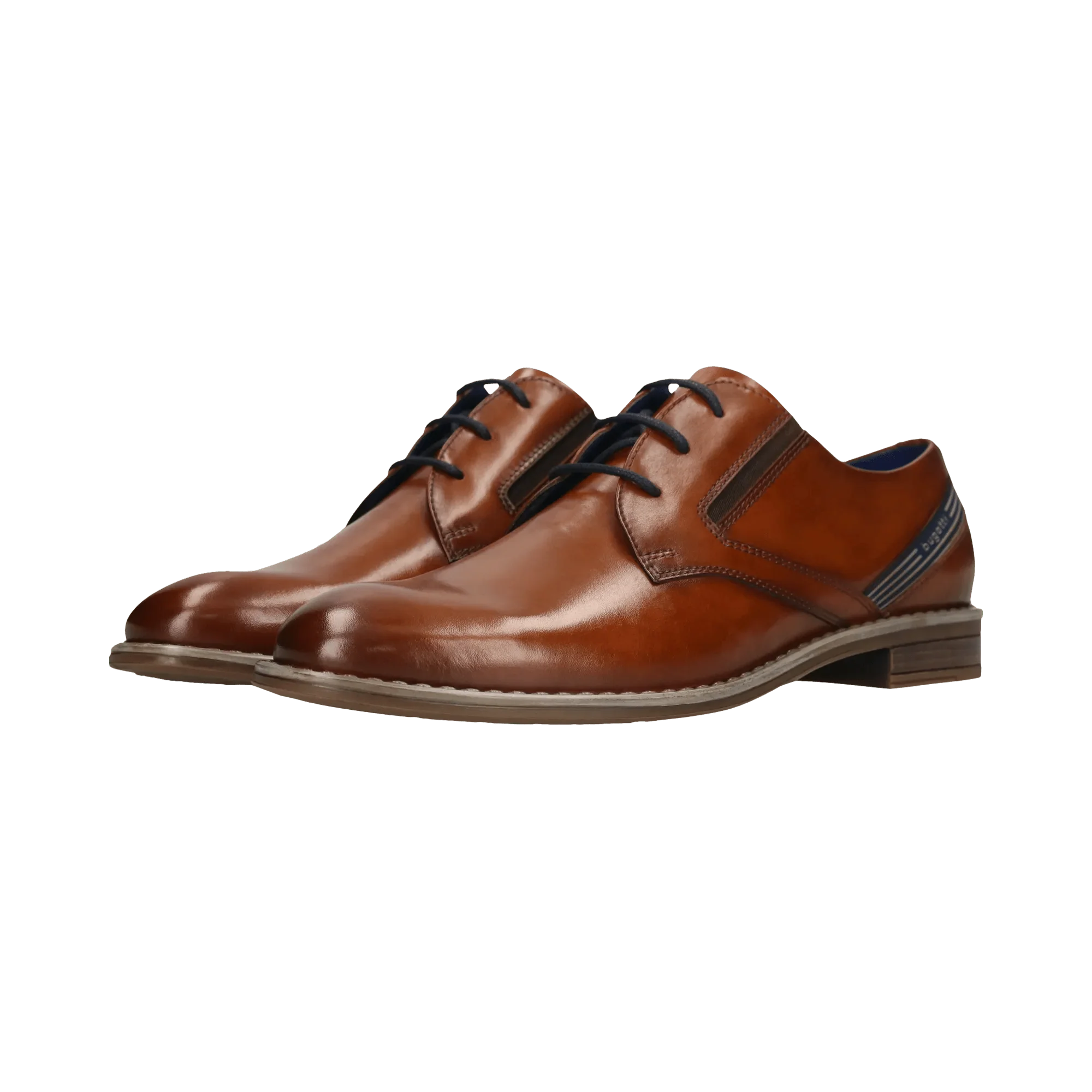 Leder Business Schnürer cognac - Image 5