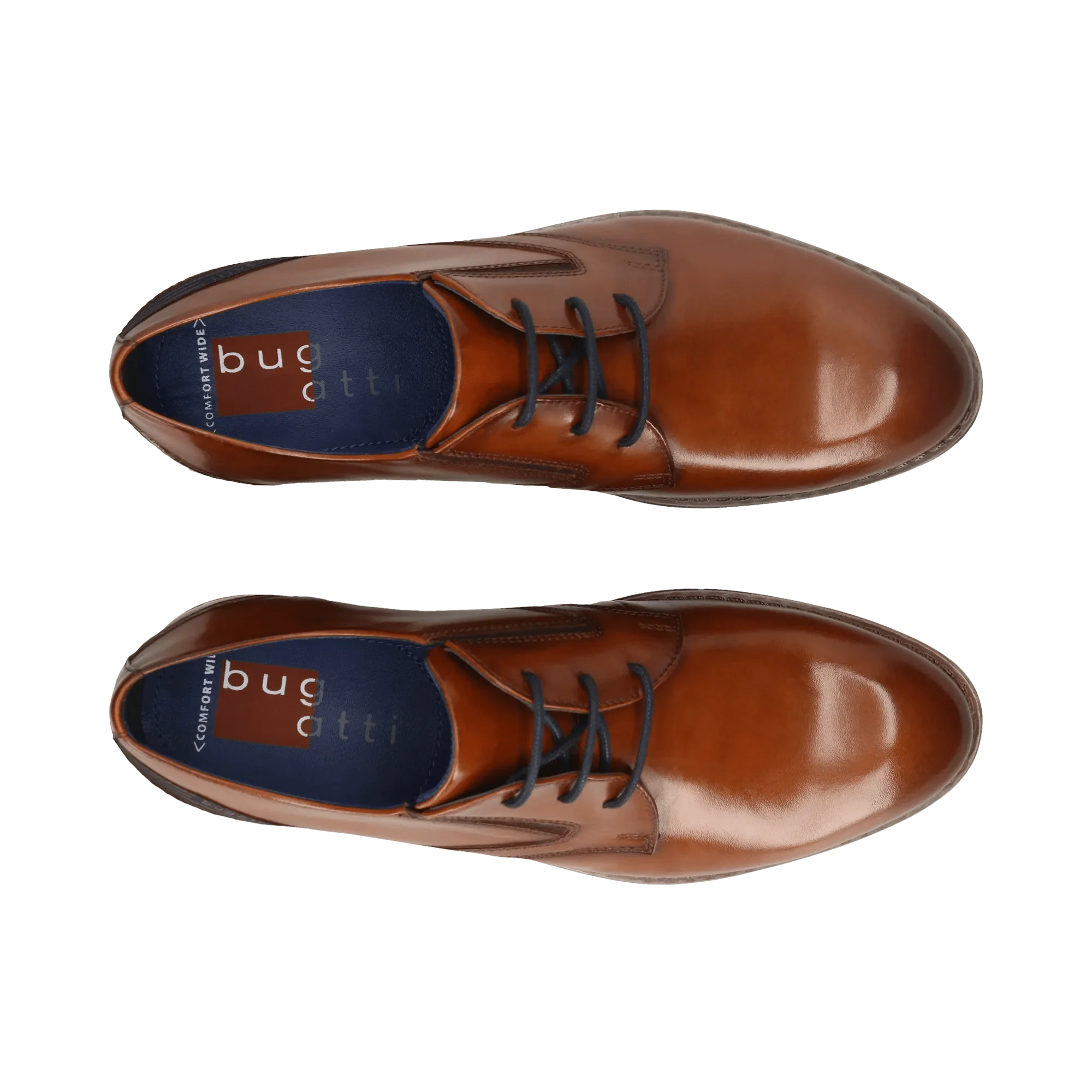 Leder Business Schnürer cognac - Image 6