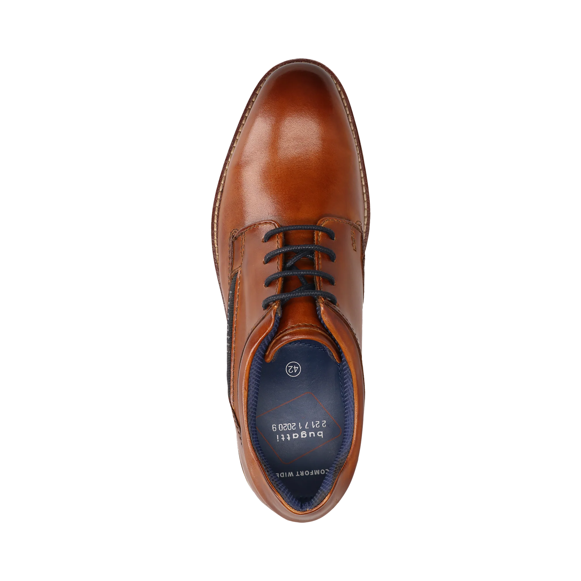 Leder Business Schnürer cognac - Image 6
