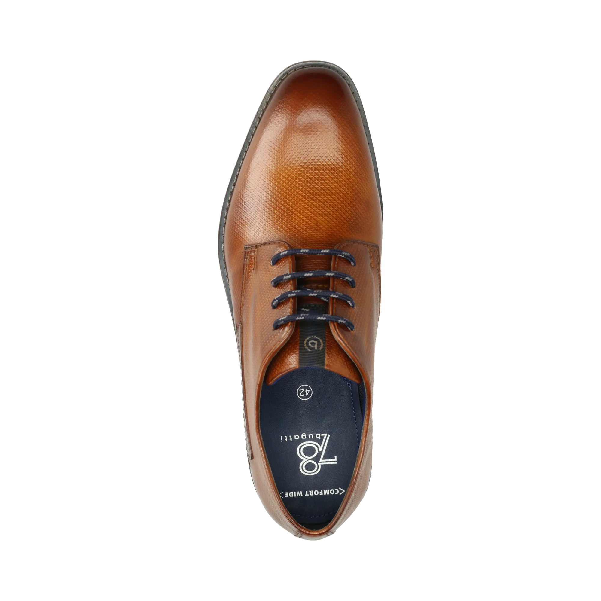 Leder Business Schnürer cognac - Image 6