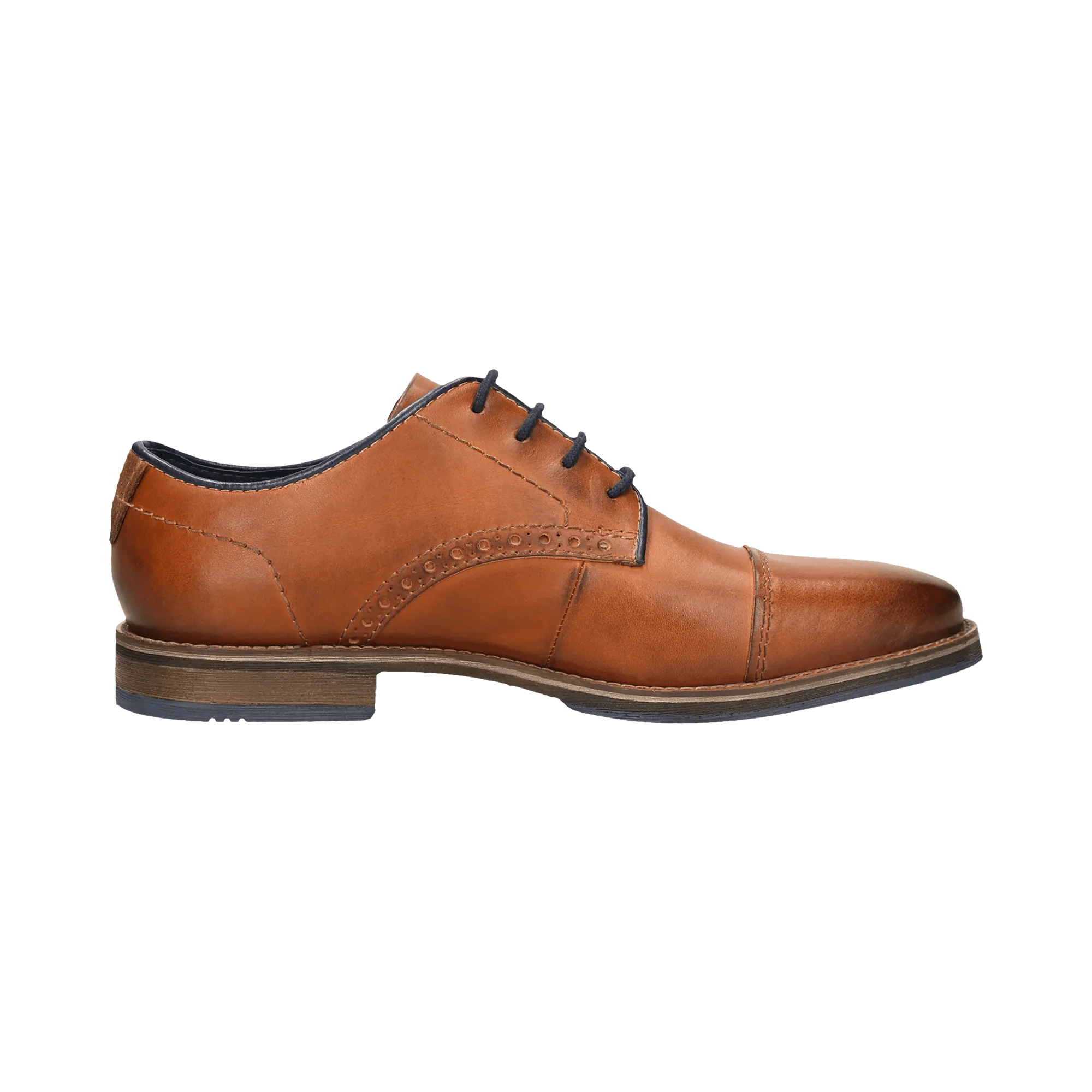 Leder Business Schnürer cognac - Image 4