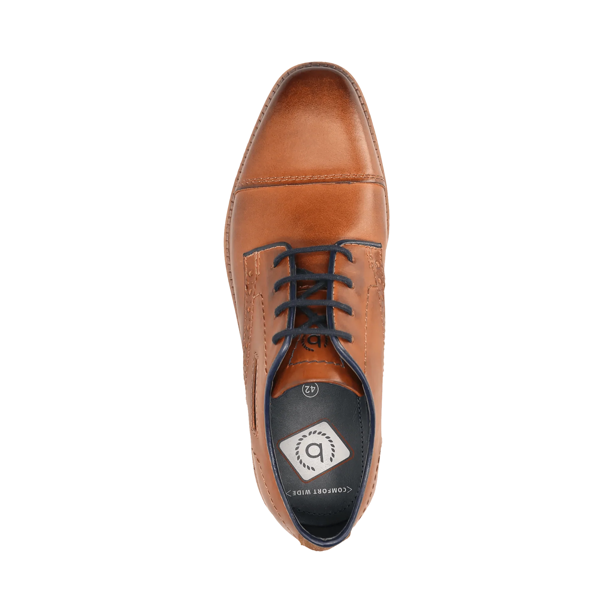 Leder Business Schnürer cognac - Image 6