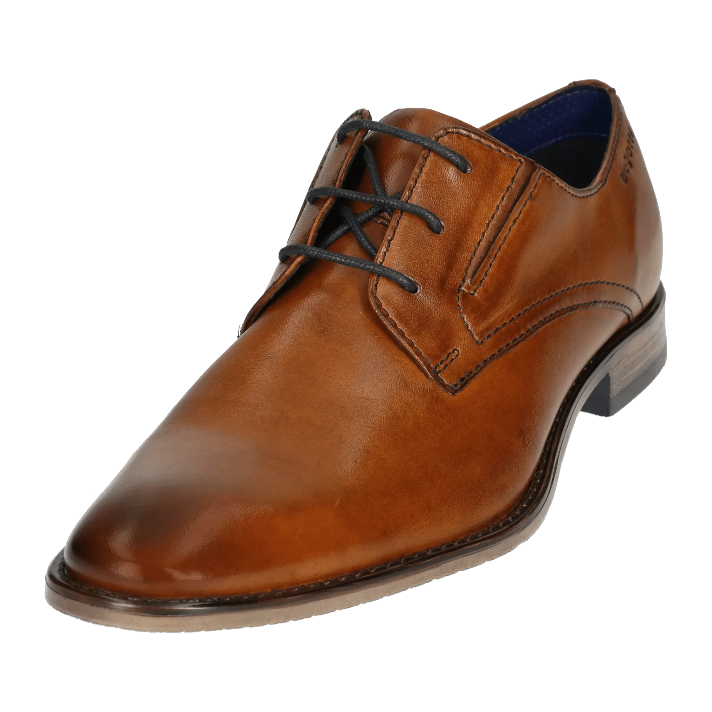 Leder Business Schnürer cognac - Image 2