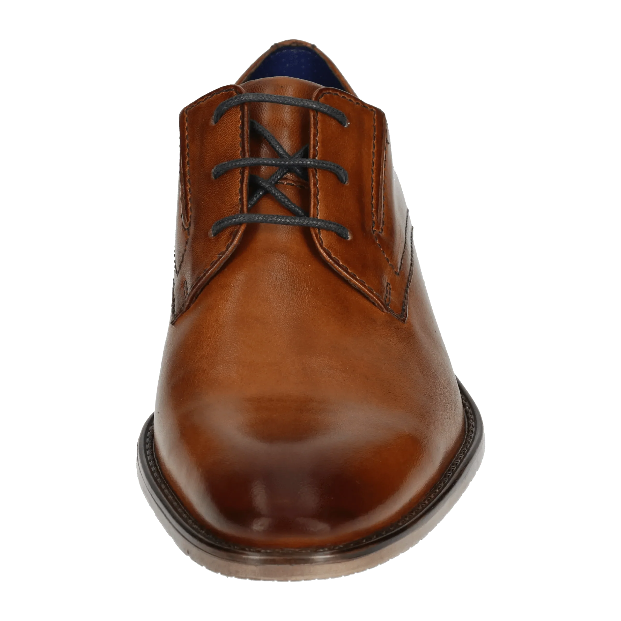 Leder Business Schnürer cognac - Image 5