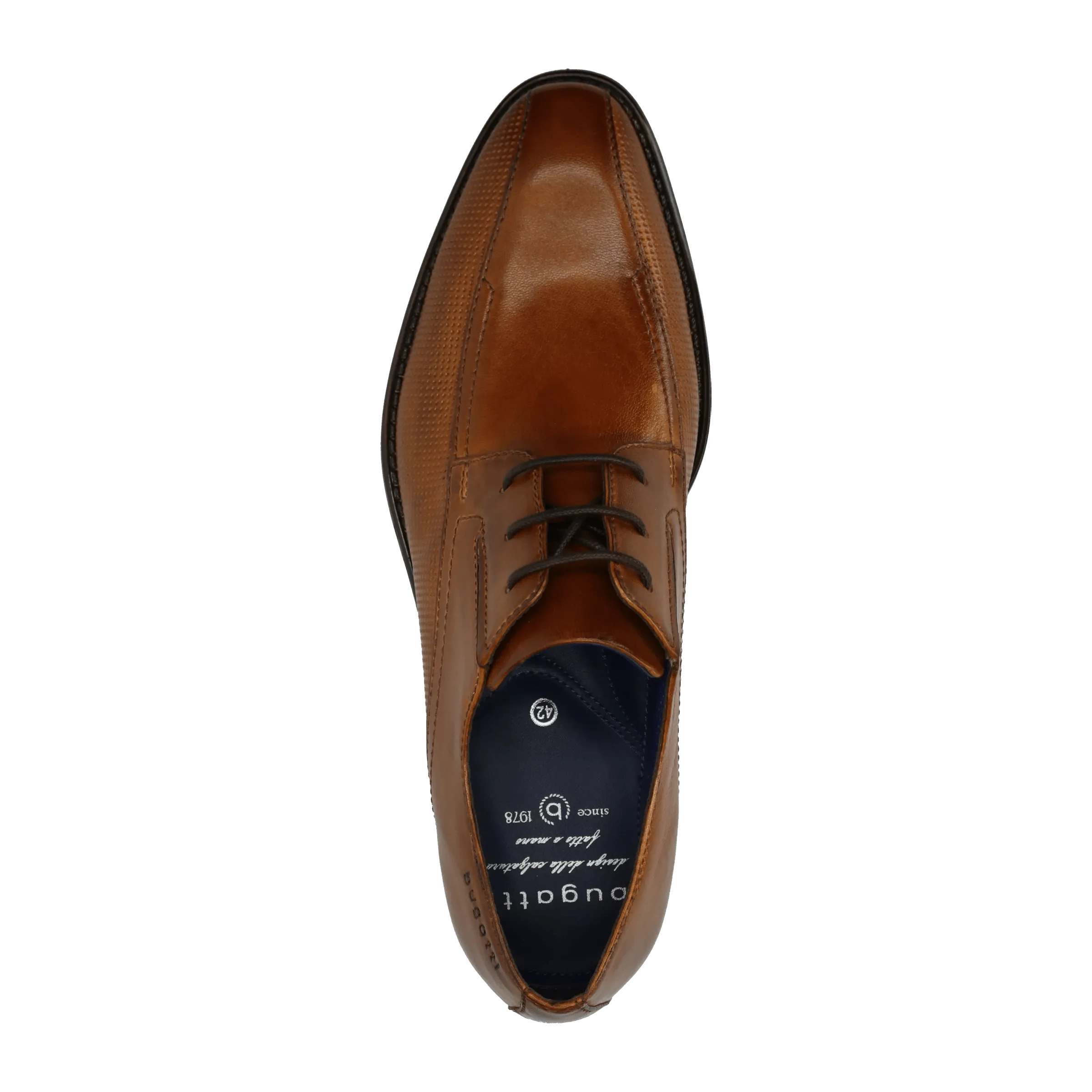 Leder Business Schnürer cognac - Image 6