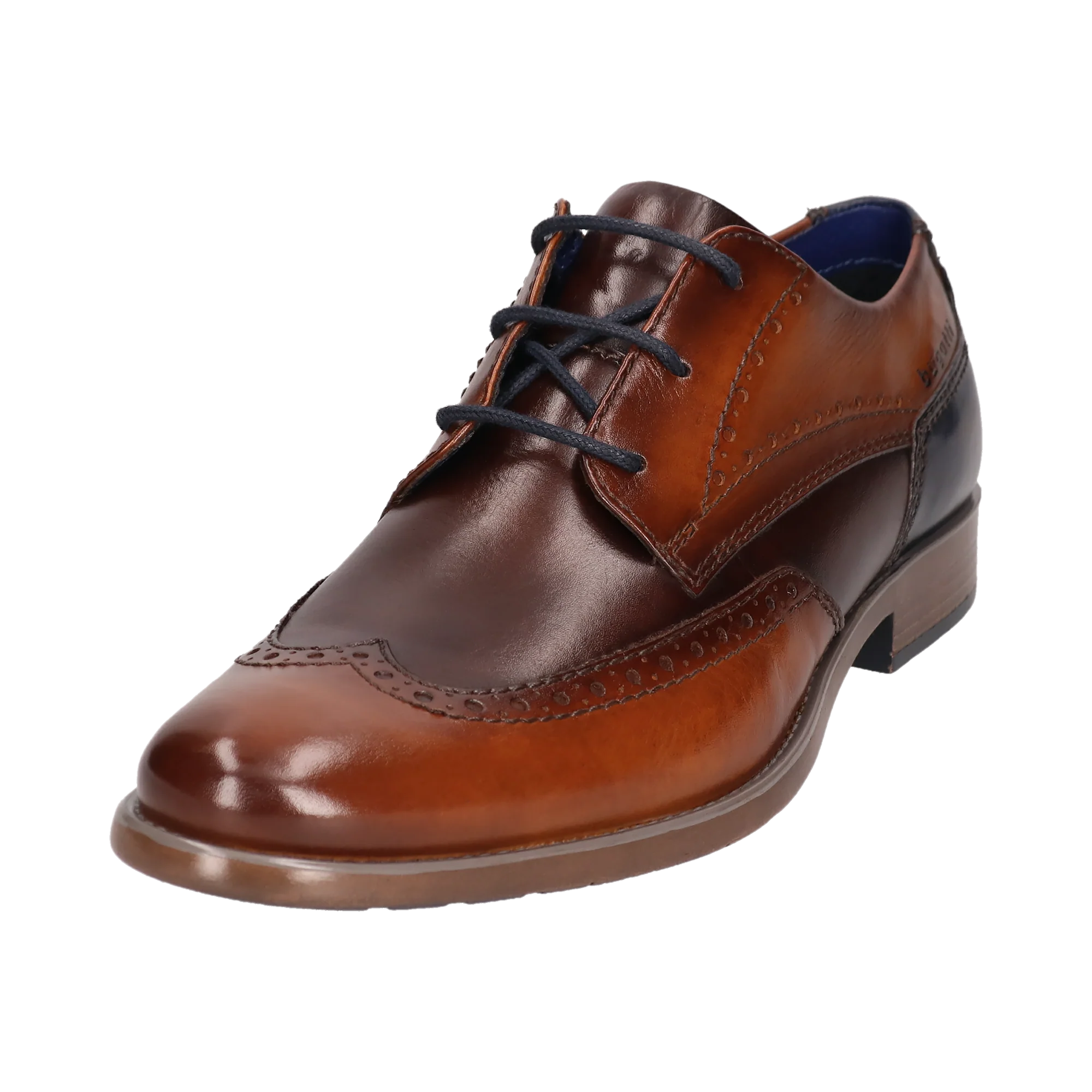 Leder Business Schnürer cognac - Image 2