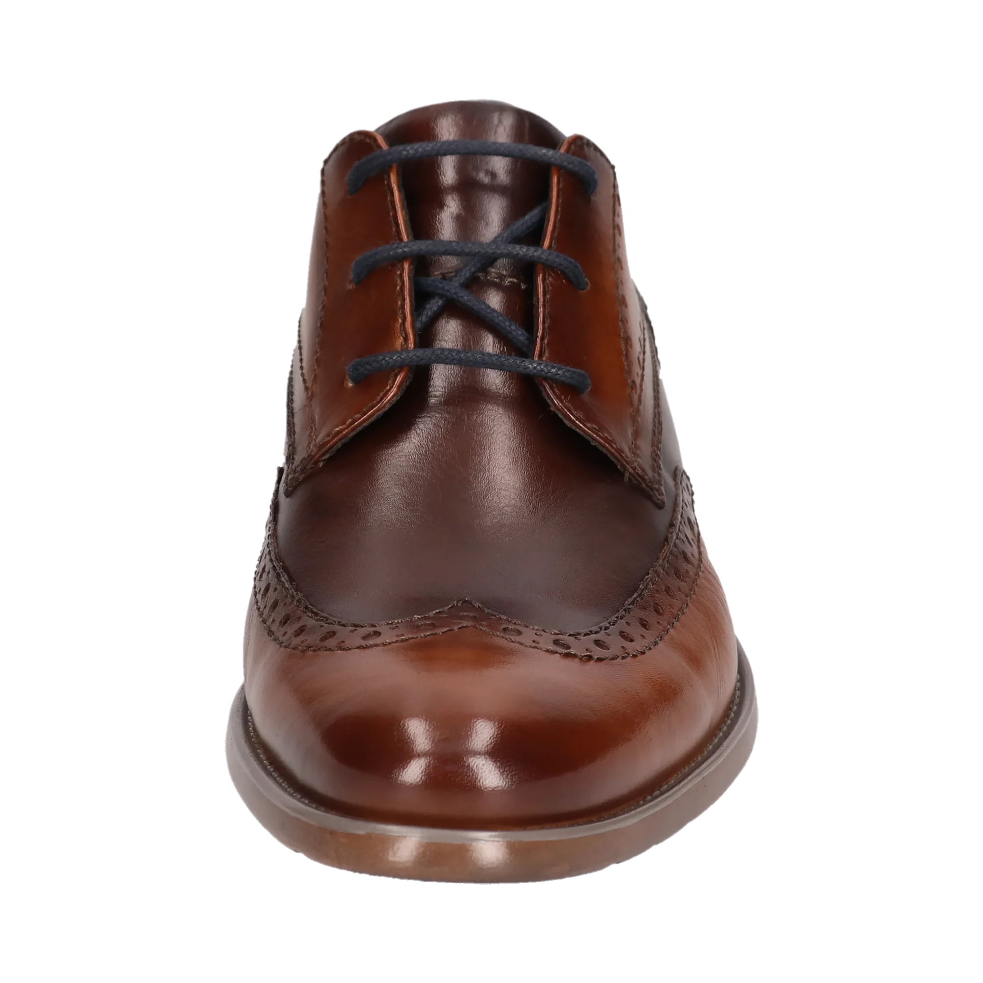 Leder Business Schnürer cognac - Image 5