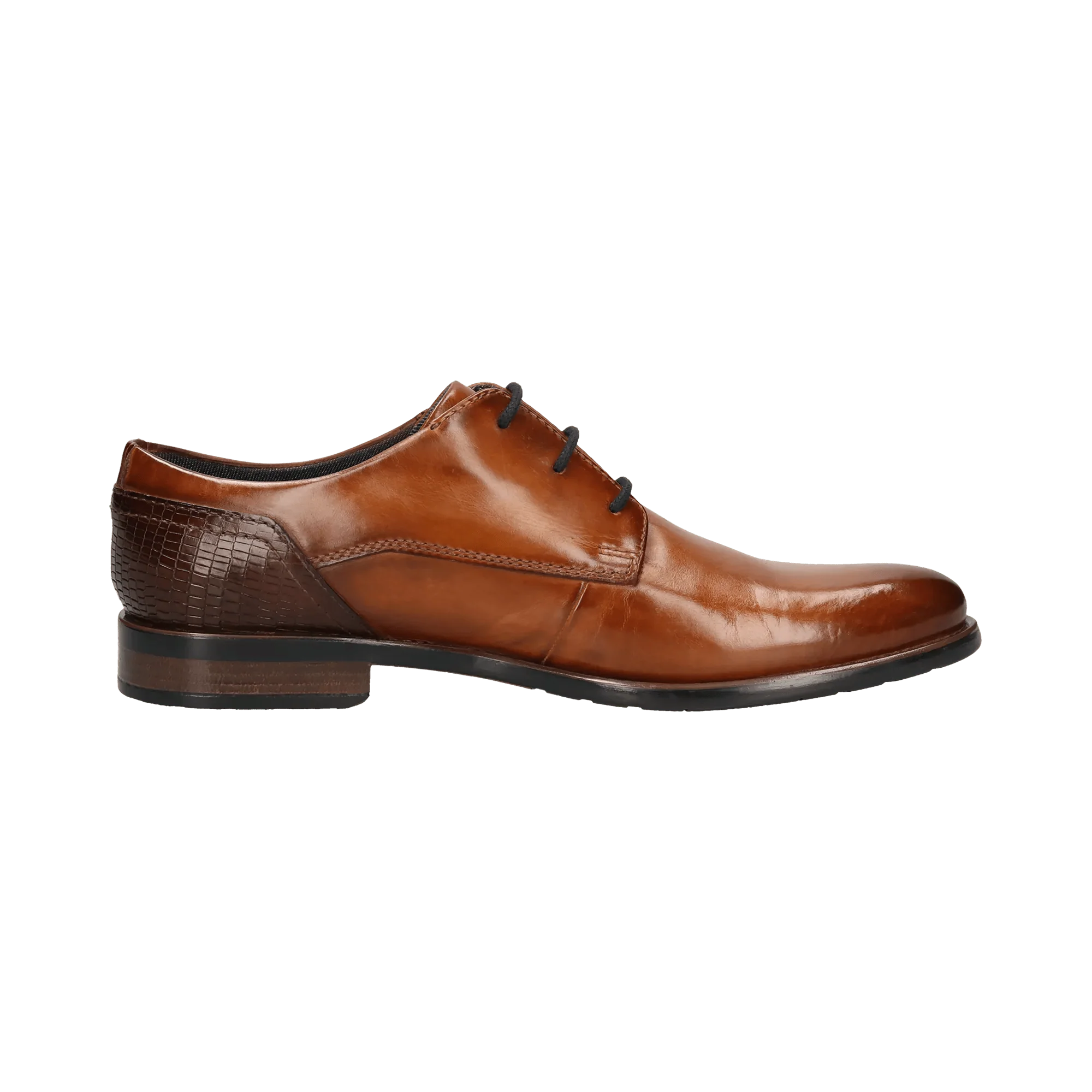 Leder Business Schnürer cognac - Image 4