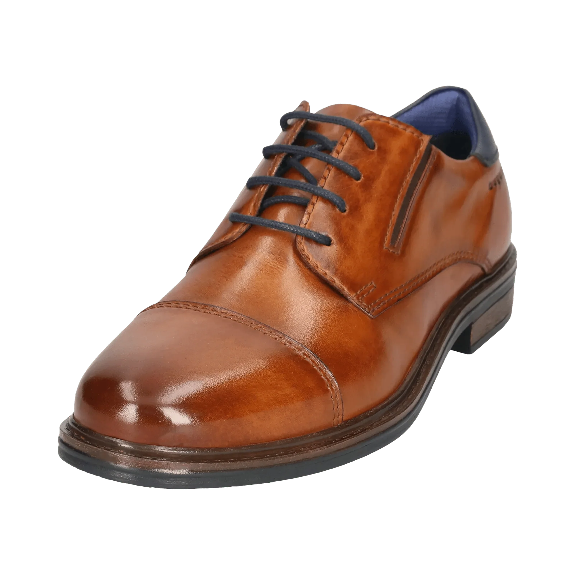 Leder Business Schnürer cognac - Image 2