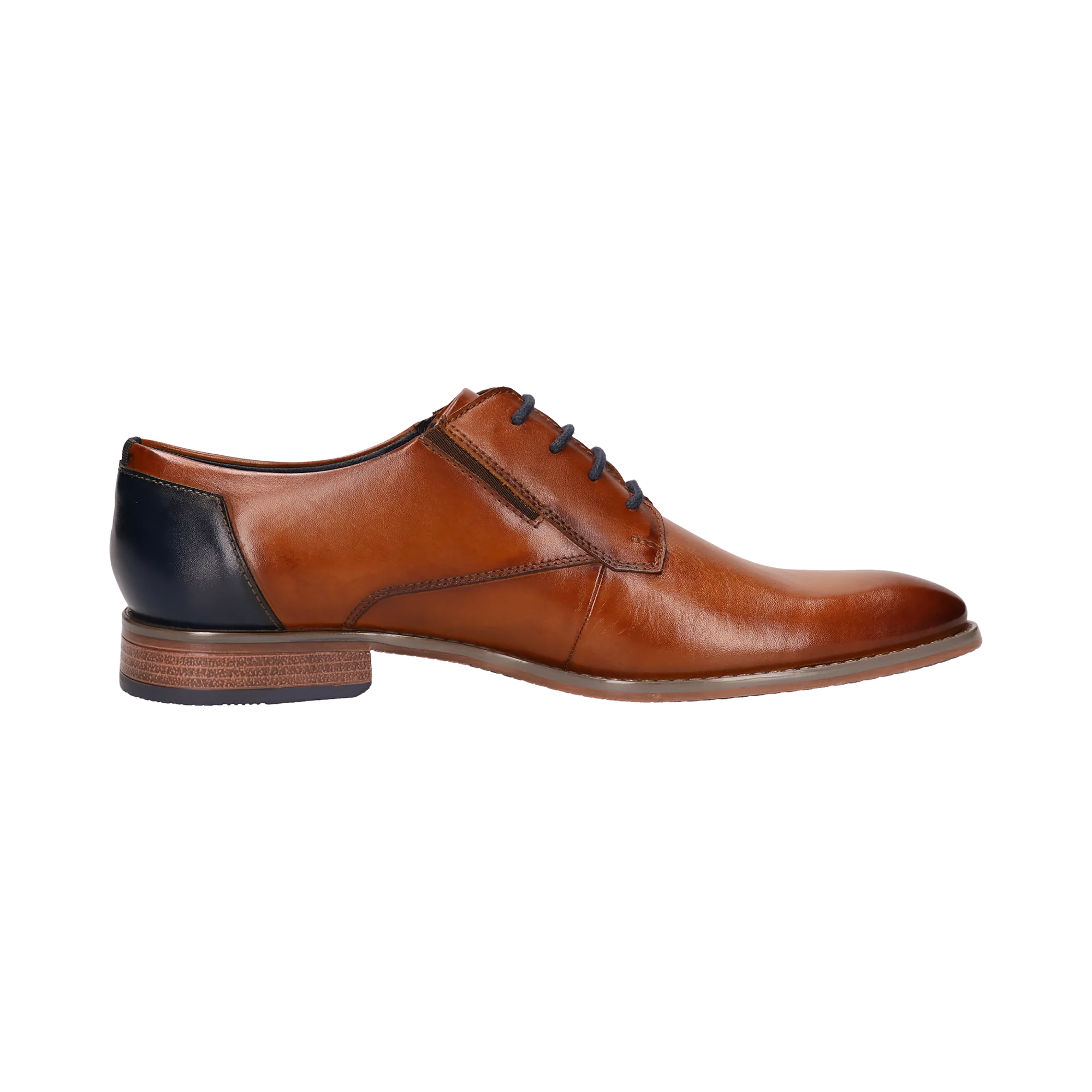 Leder Business Schnürer cognac - Image 4