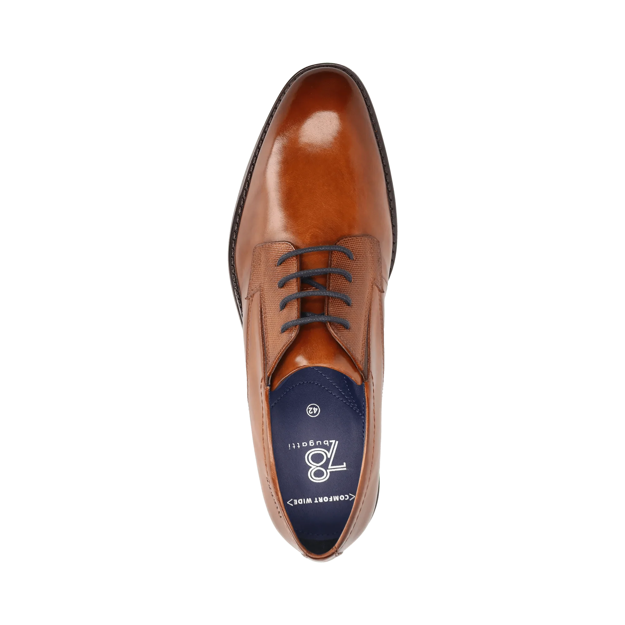 Leder Business Schnürer cognac - Image 6