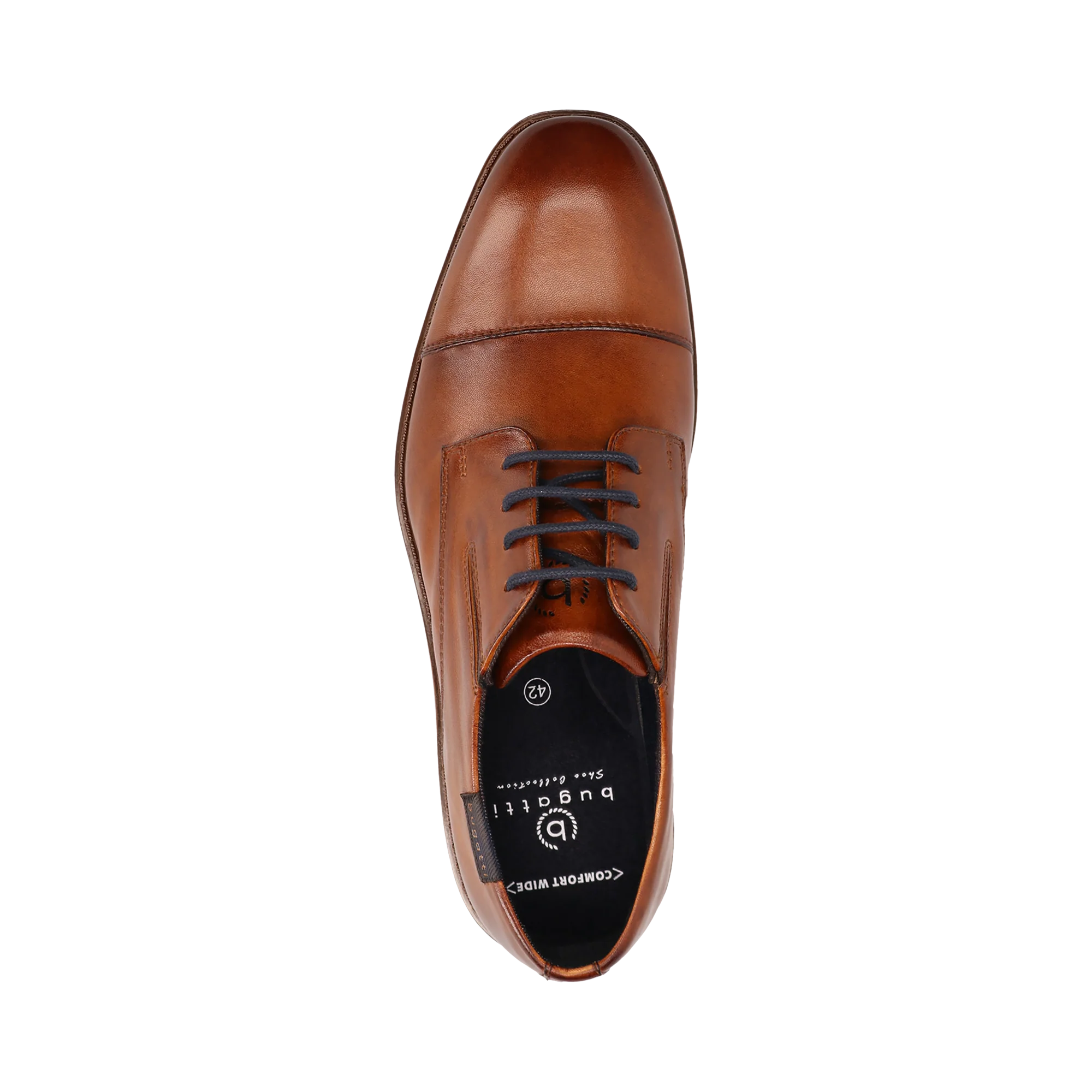 Leder Business Schnürer cognac - Image 6