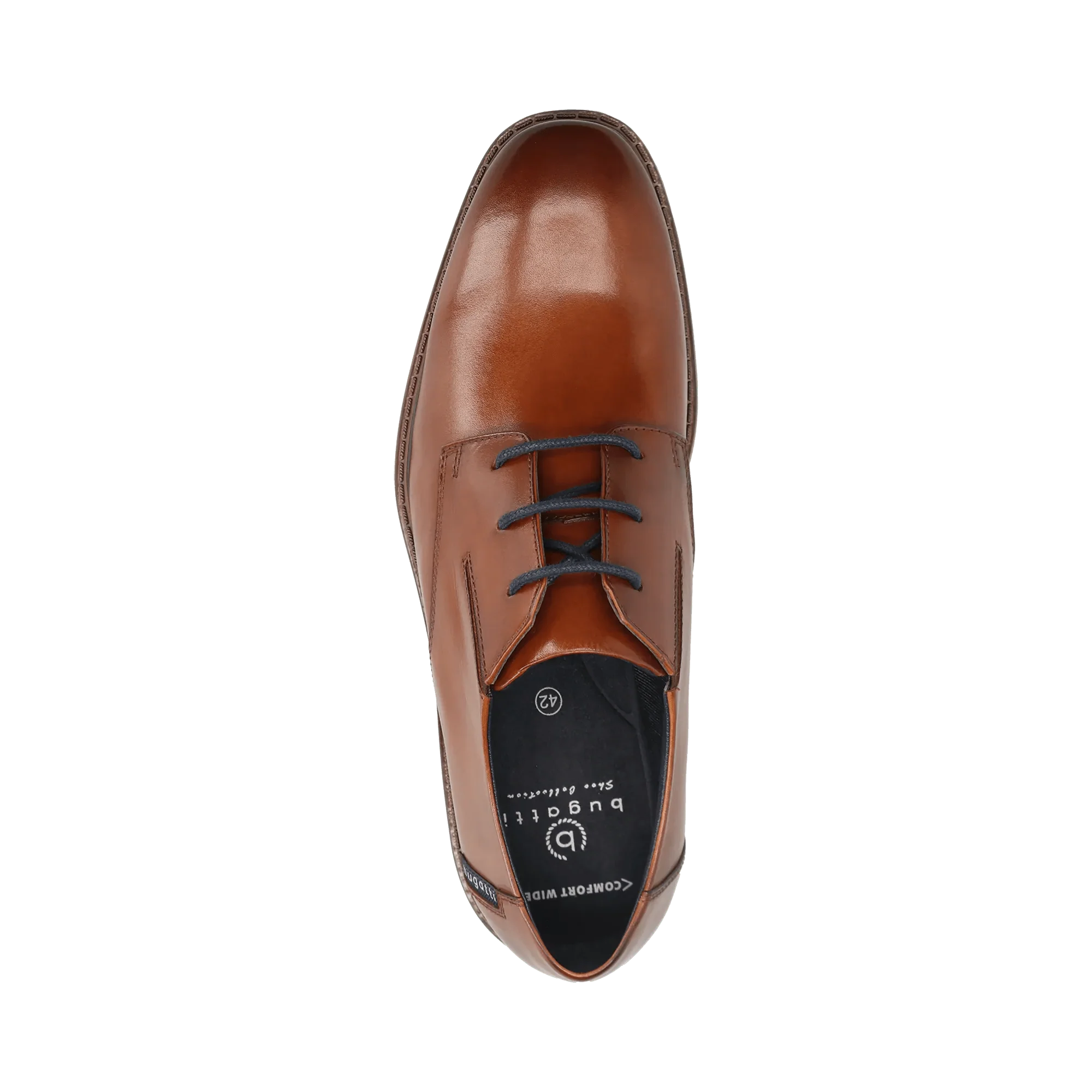 Leder Business Schnürer cognac - Image 6