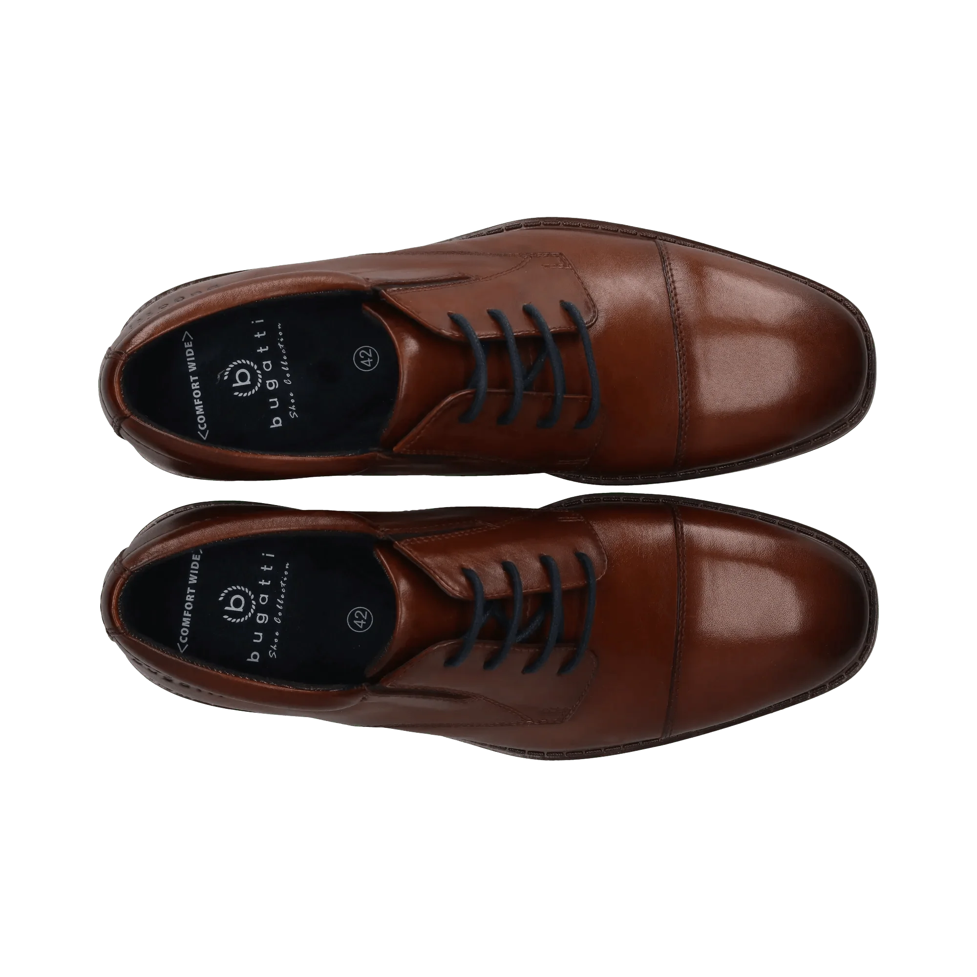 Leder Business Schnürer cognac - Image 6
