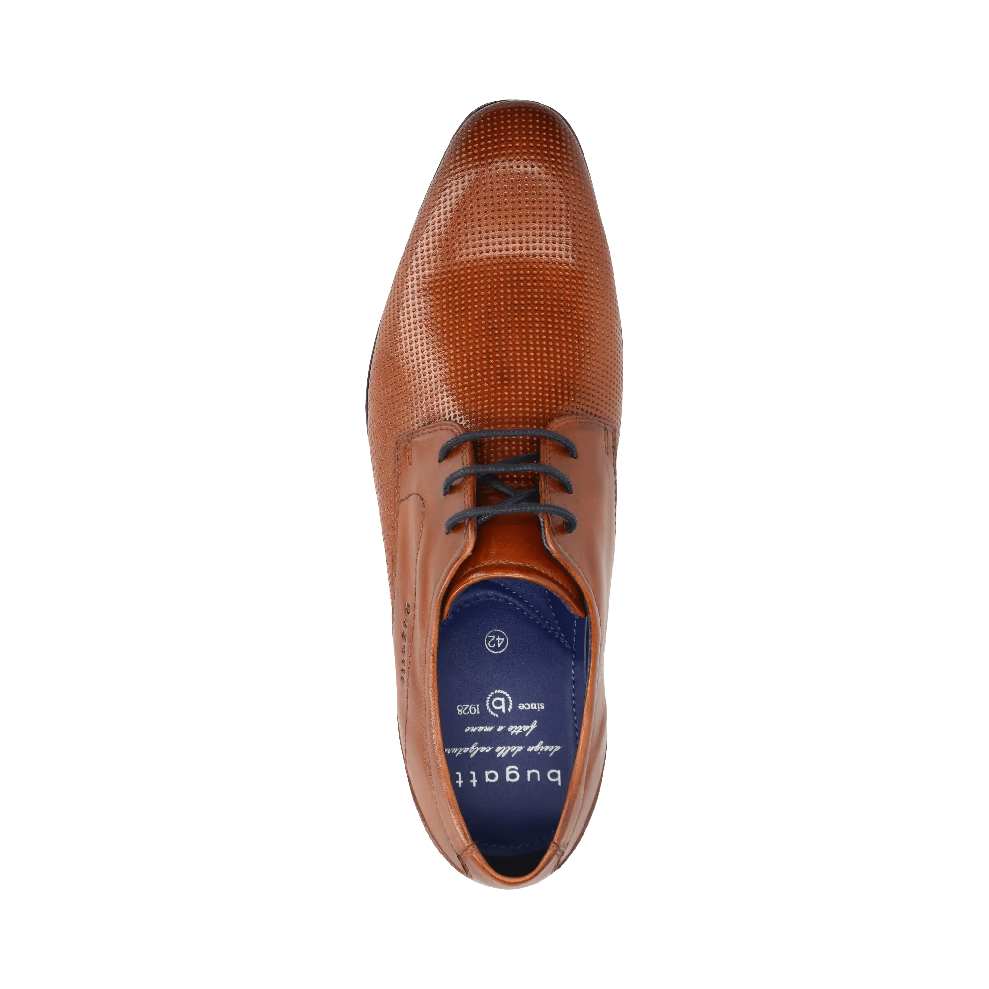 Leder Business Schnürer cognac - Image 6