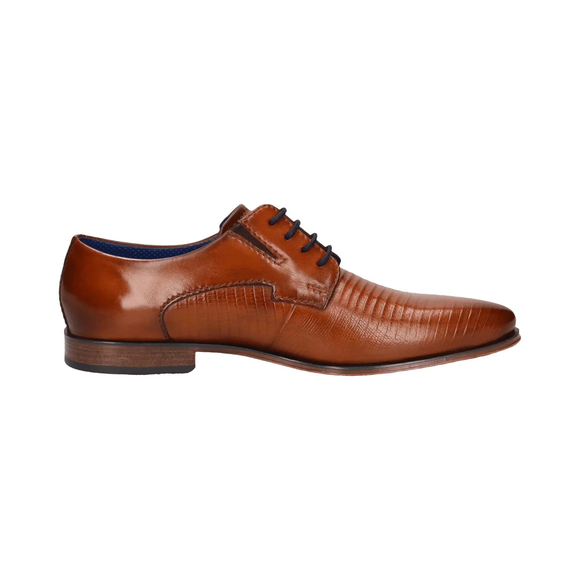 Leder Business Schnürer cognac - Image 4