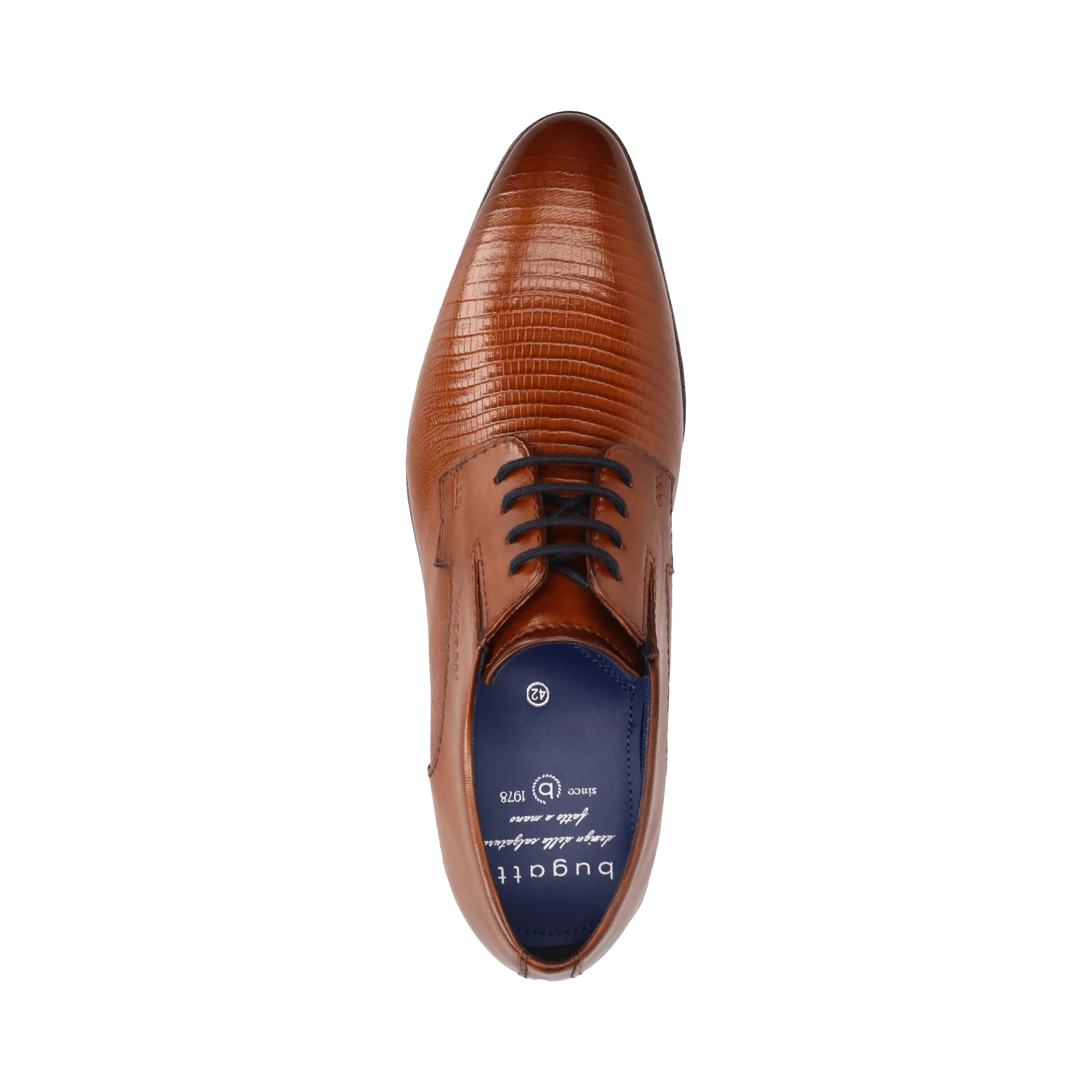 Leder Business Schnürer cognac - Image 6