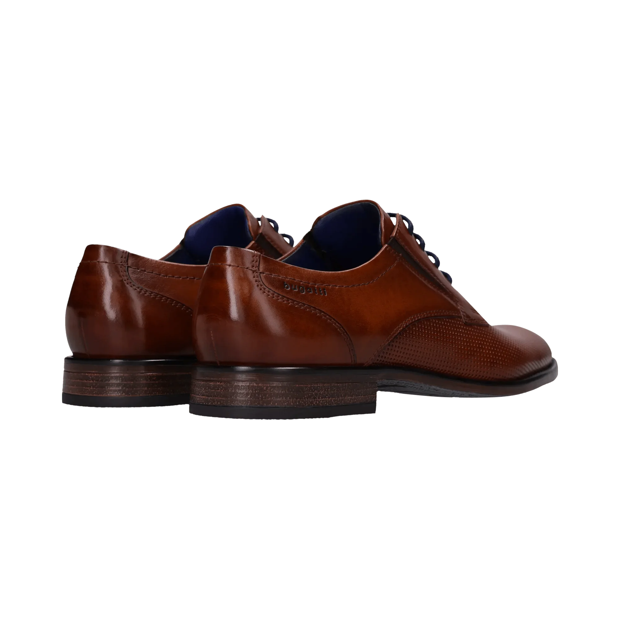 Leder Business Schnürer cognac - Image 3