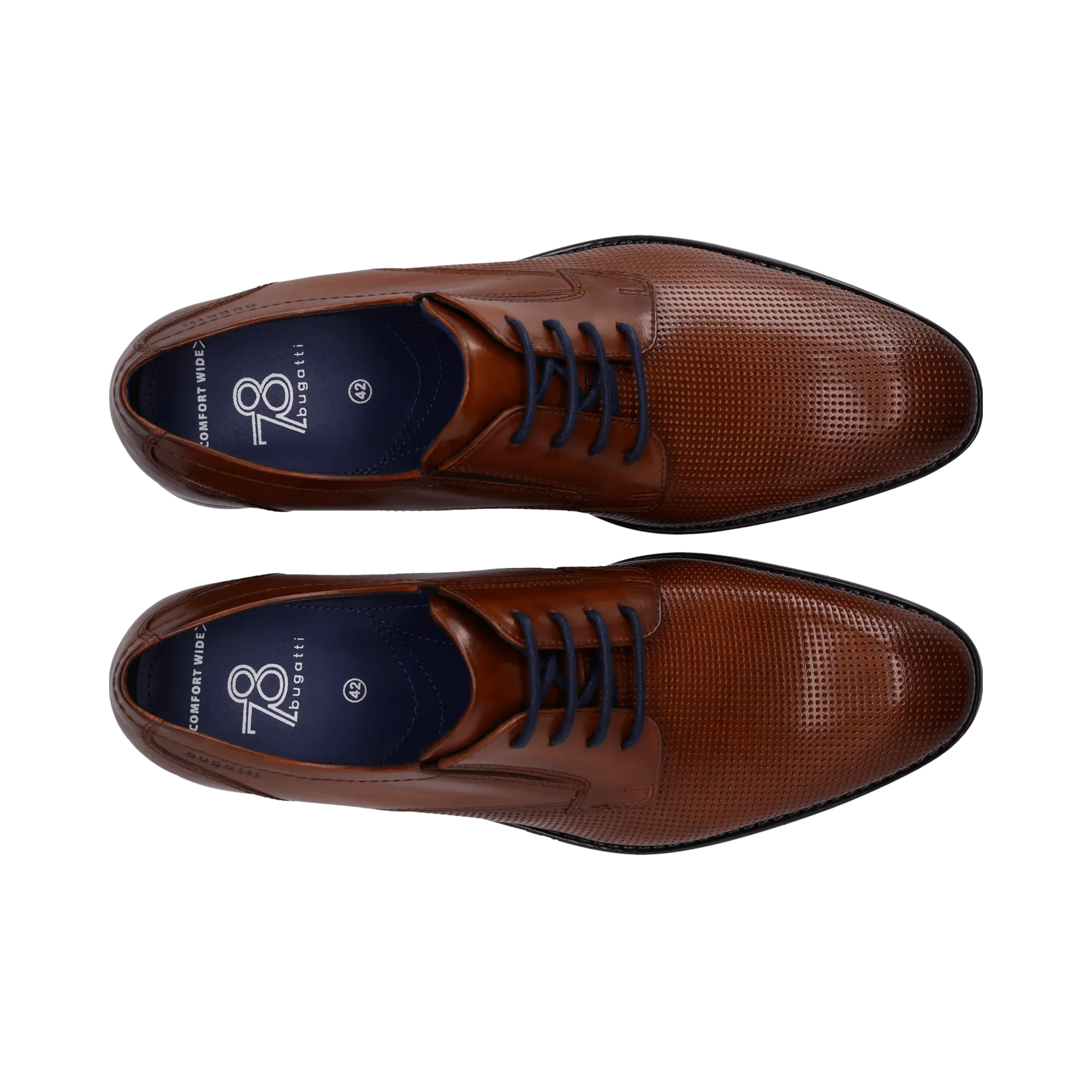 Leder Business Schnürer cognac - Image 6